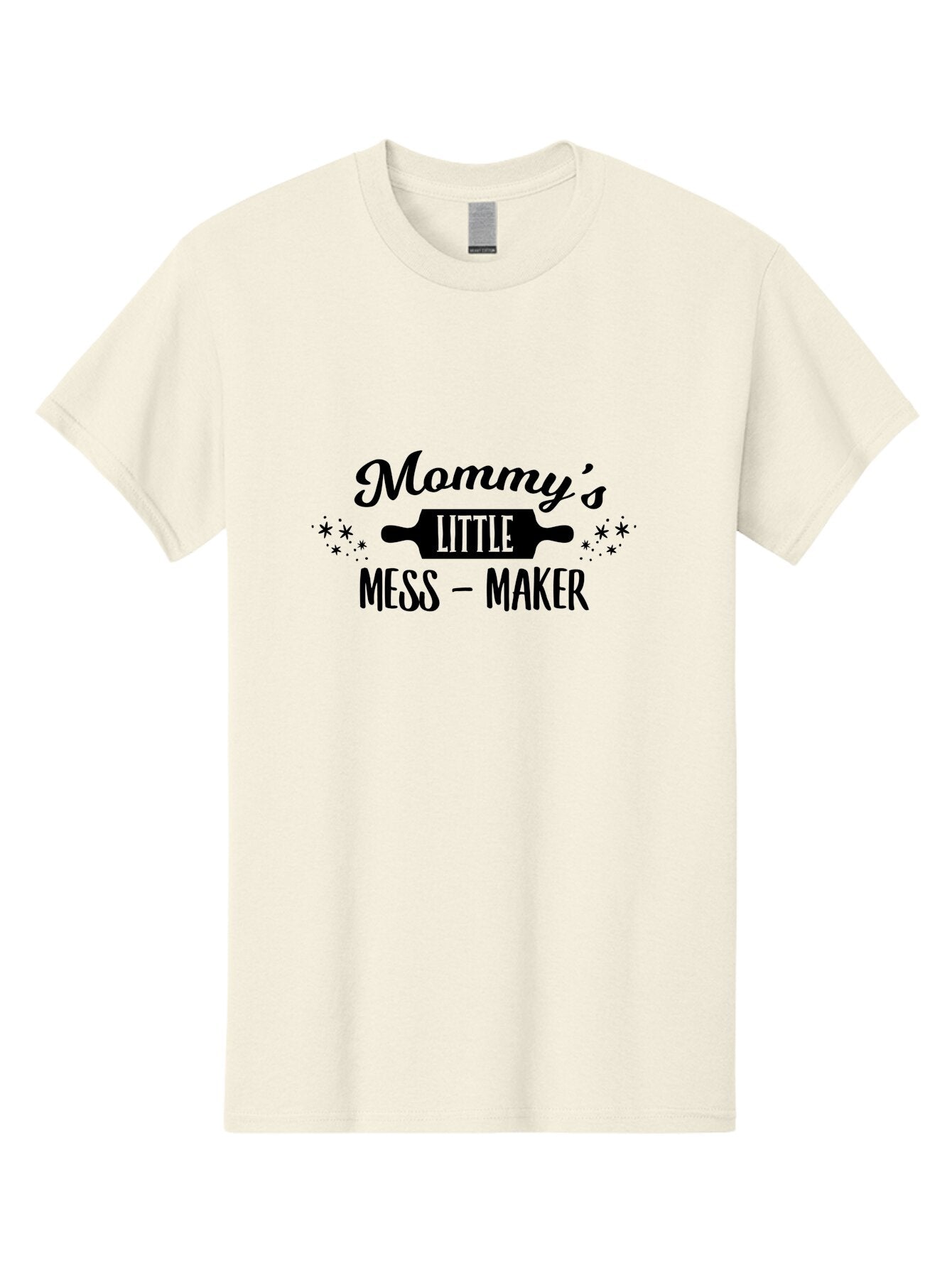 Mommy-S-Little-Mess-Maker Men'S Graphic Tee, 100% Cotton, Comfortable Casual Summer Wear, Machine Washable, Mommy'S Little Mess Maker, Baking, Cooking Fun, Kitchen Mess, Mom And Child, Rolling Pin, Playful Kitchen, Mommy And Me Aad019 13
