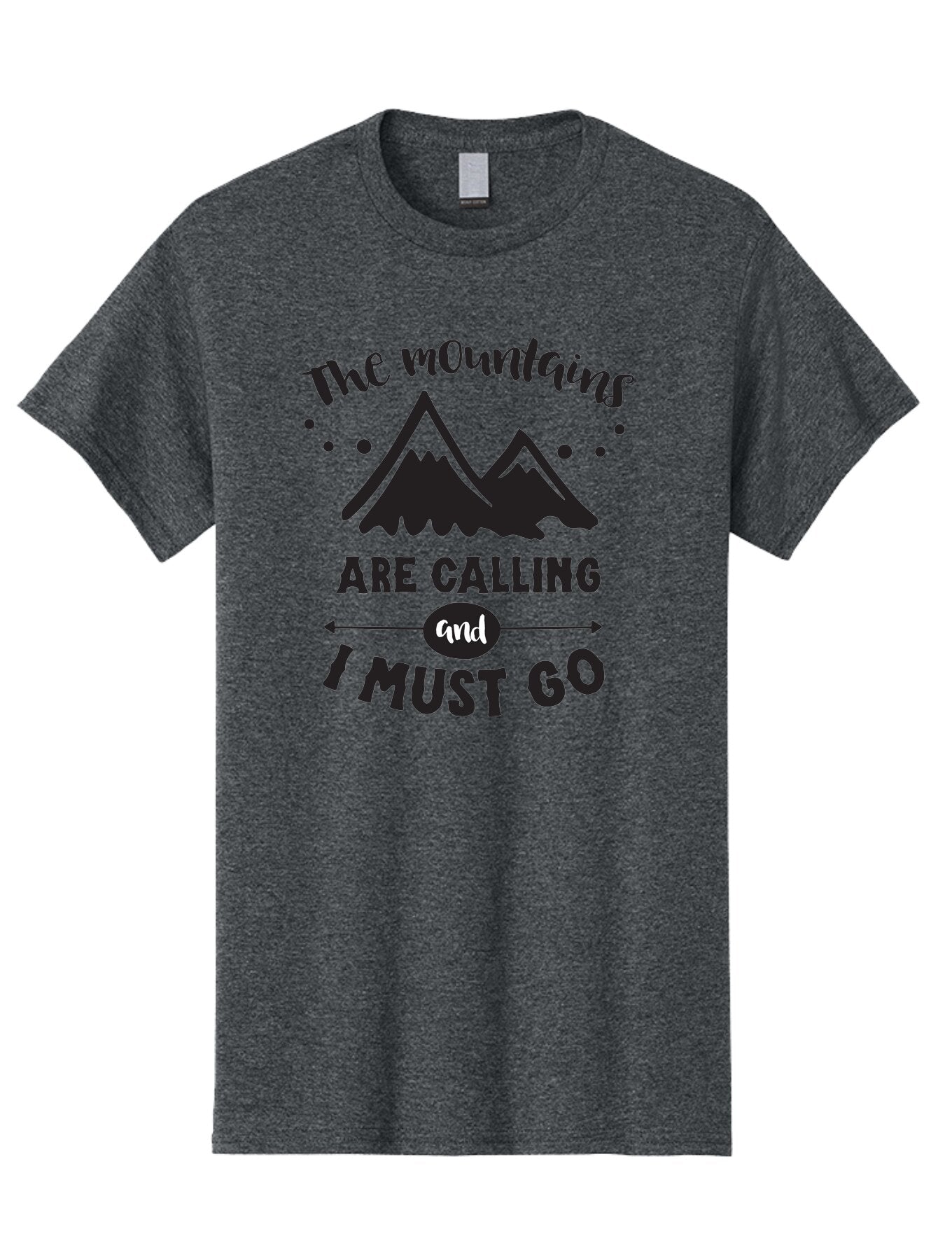 Mountains-Are-Calling Men'S Graphic Tee, 100% Cotton, Comfortable Casual Summer Wear, Machine Washable, Mountain Adventure, Adventure Travel, Inspirational Quote, Outdoorsy, Wanderlust, Motivational Quote, Travel Quote, Adventure Seeking, Aad030 10