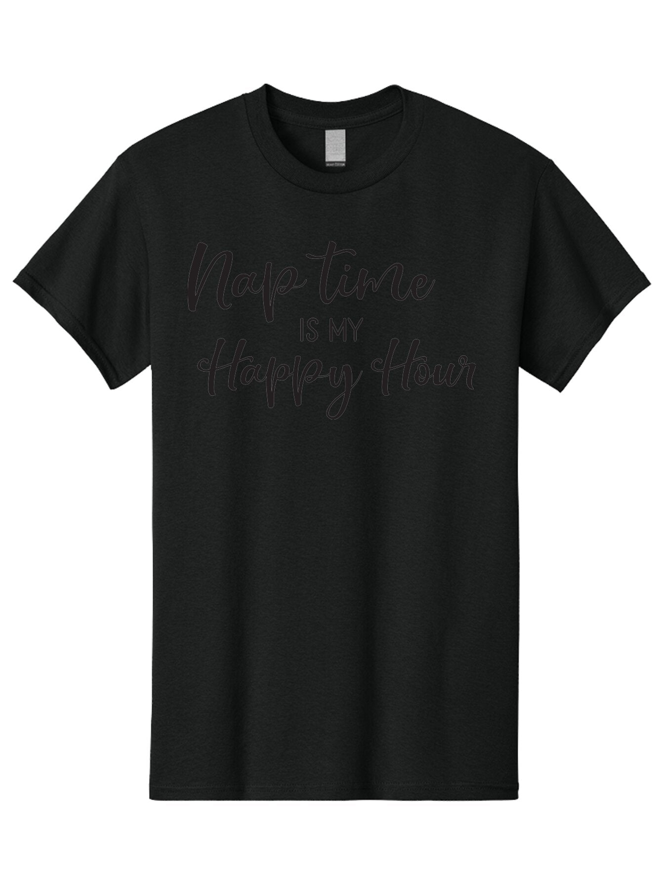 Nap-Time-Is-My-Happy-Hour Men'S Graphic Tee, 100% Cotton, Comfortable Casual Summer Wear, Machine Washable, Nap Time, Happy Hour, Relaxation, Sleep, Calmness, Self Care, Me Time, Peaceful Moments, Stress Relief Aad050 4