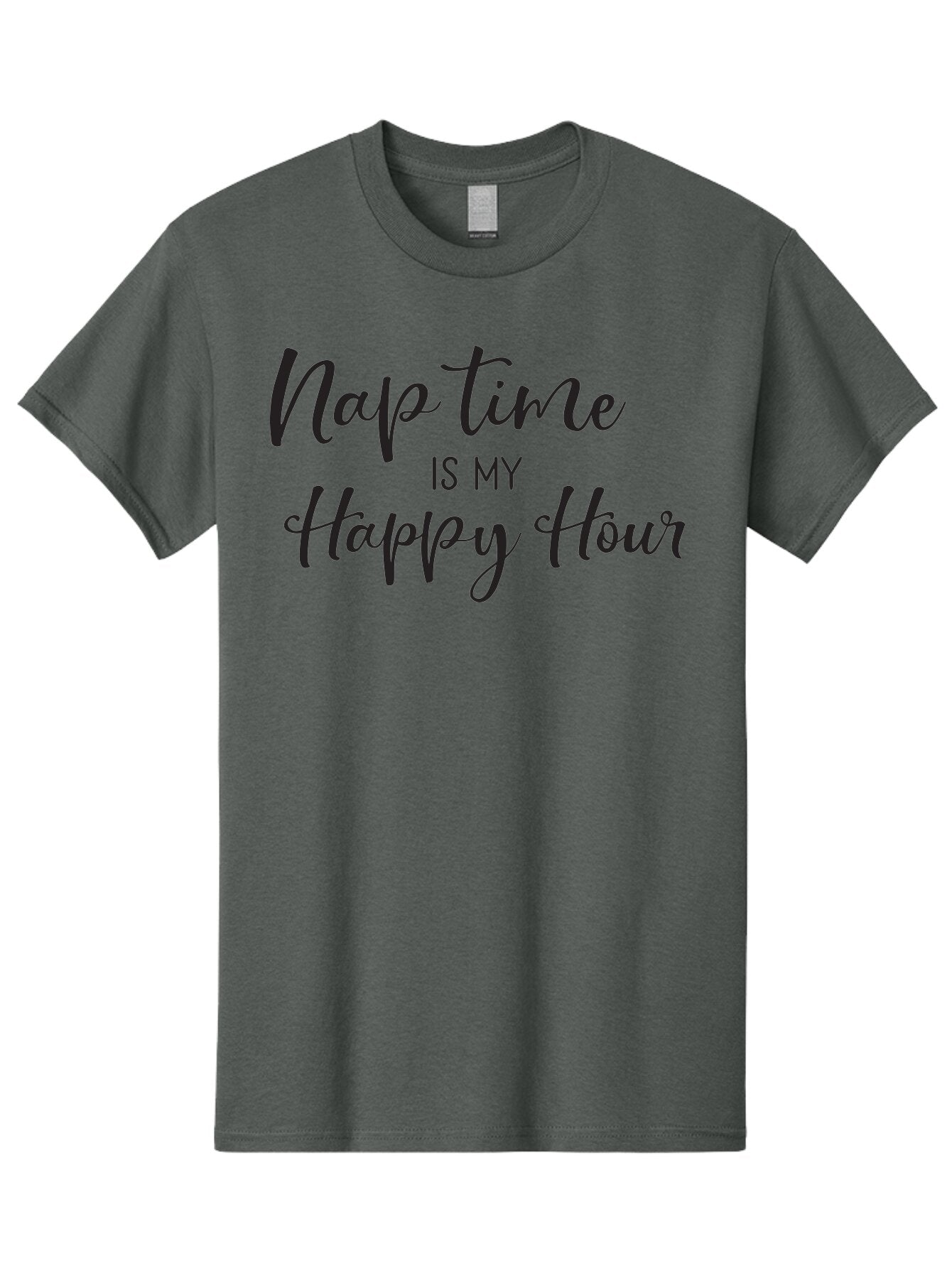 Nap-Time-Is-My-Happy-Hour Men'S Graphic Tee, 100% Cotton, Comfortable Casual Summer Wear, Machine Washable, Nap Time, Happy Hour, Relaxation, Sleep, Calmness, Self Care, Me Time, Peaceful Moments, Stress Relief Aad050 8