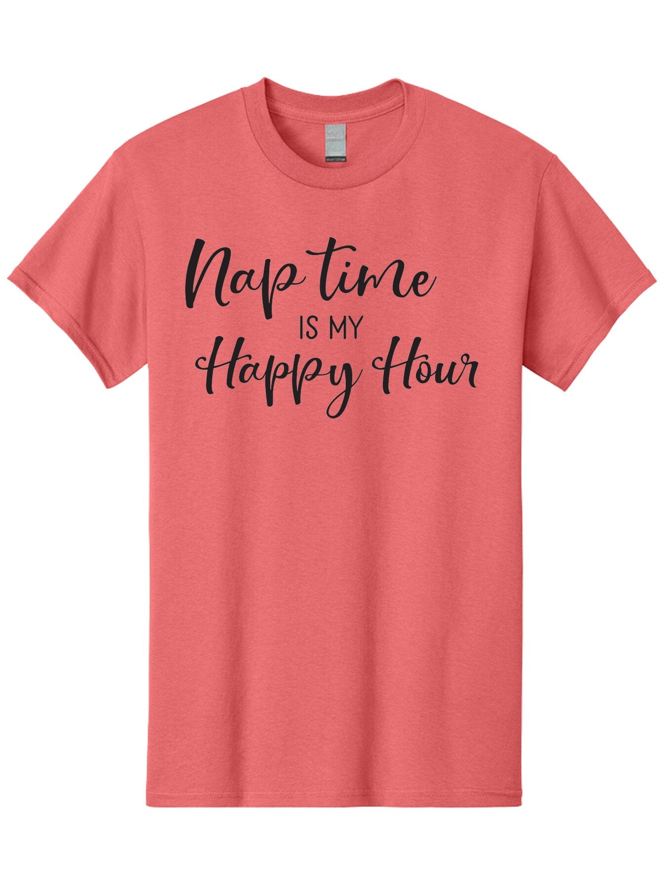 Nap-Time-Is-My-Happy-Hour Men'S Graphic Tee, 100% Cotton, Comfortable Casual Summer Wear, Machine Washable, Nap Time, Happy Hour, Relaxation, Sleep, Calmness, Self Care, Me Time, Peaceful Moments, Stress Relief Aad050