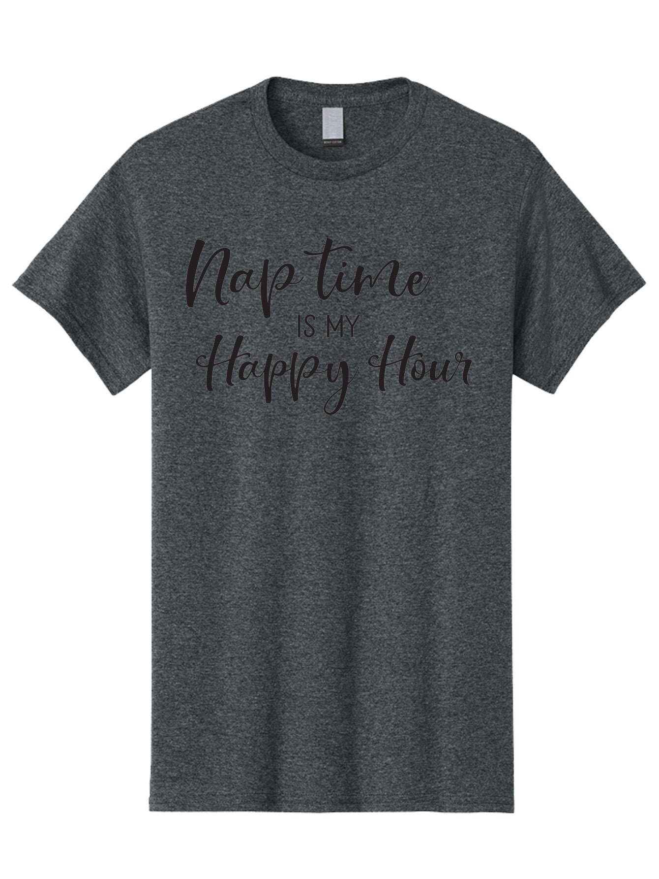 Nap-Time-Is-My-Happy-Hour Men'S Graphic Tee, 100% Cotton, Comfortable Casual Summer Wear, Machine Washable, Nap Time, Happy Hour, Relaxation, Sleep, Calmness, Self Care, Me Time, Peaceful Moments, Stress Relief Aad050 15