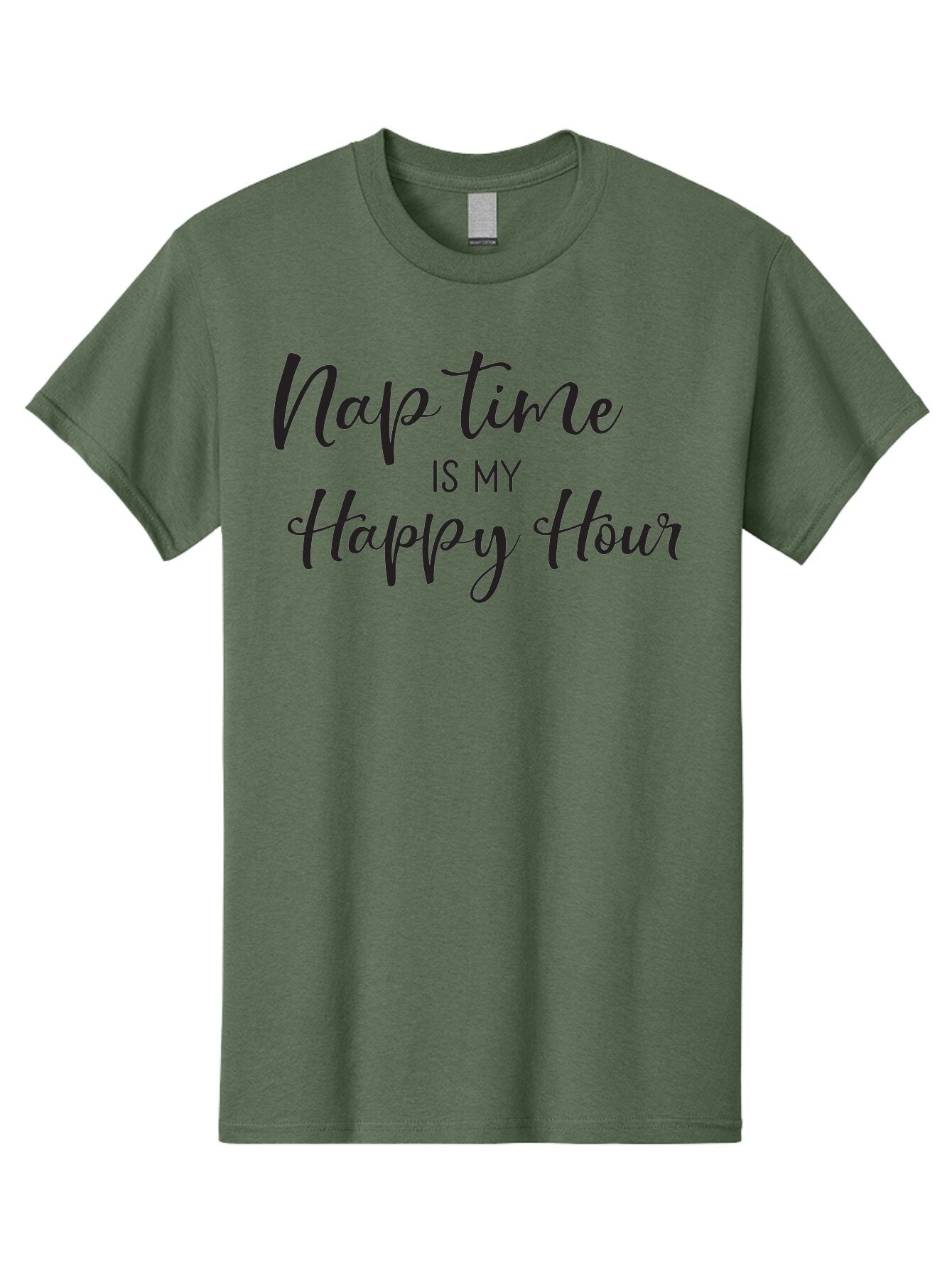 Nap-Time-Is-My-Happy-Hour Men'S Graphic Tee, 100% Cotton, Comfortable Casual Summer Wear, Machine Washable, Nap Time, Happy Hour, Relaxation, Sleep, Calmness, Self Care, Me Time, Peaceful Moments, Stress Relief Aad050 10