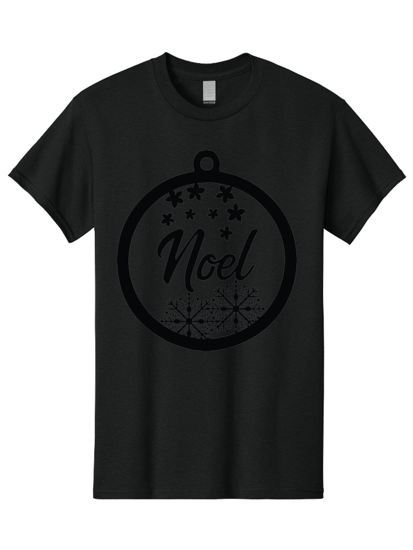 Noel Men'S Graphic Tee, 100% Cotton, Comfortable Casual Summer Wear, Machine Washable, Christmas Ornament, Festive Decoration, Holiday Decor, Noel Sign, Snowflakes, Stars, Merry Christmas, Winter Wonderland, Seasonal Greetings Aad057 5