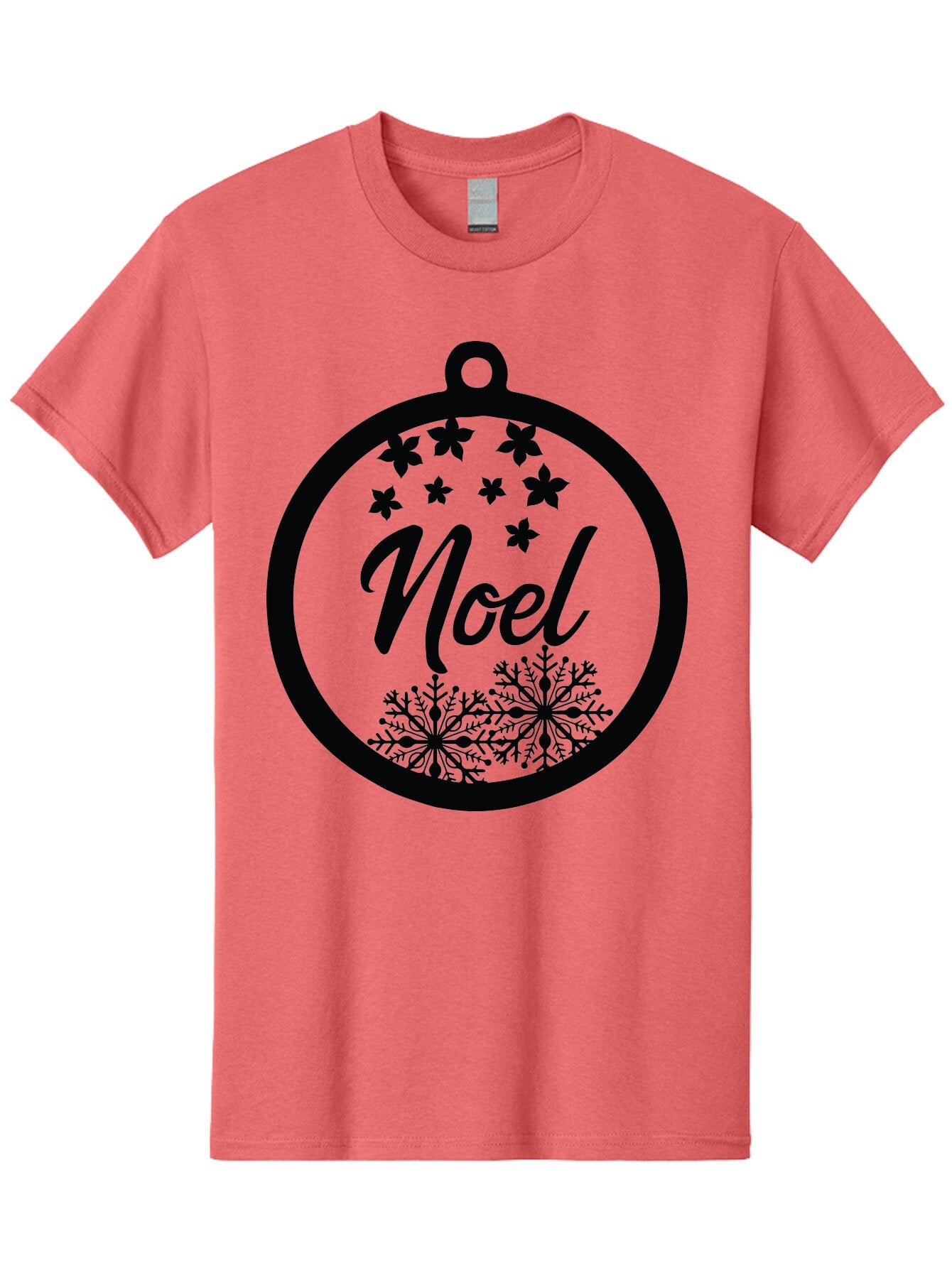 Noel Men'S Graphic Tee, 100% Cotton, Comfortable Casual Summer Wear, Machine Washable, Christmas Ornament, Festive Decoration, Holiday Decor, Noel Sign, Snowflakes, Stars, Merry Christmas, Winter Wonderland, Seasonal Greetings Aad057
