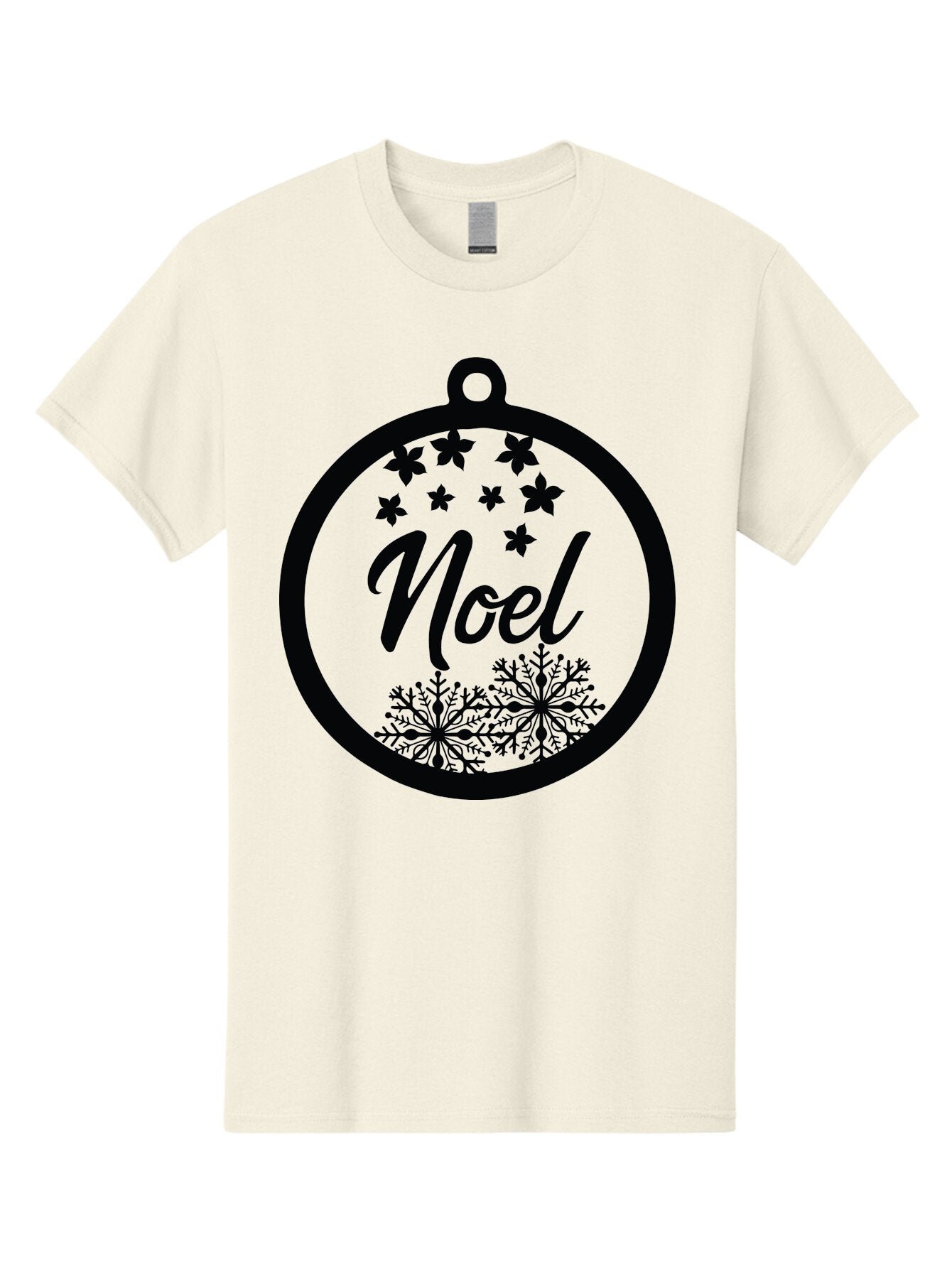 Noel Men'S Graphic Tee, 100% Cotton, Comfortable Casual Summer Wear, Machine Washable, Christmas Ornament, Festive Decoration, Holiday Decor, Noel Sign, Snowflakes, Stars, Merry Christmas, Winter Wonderland, Seasonal Greetings Aad057 10