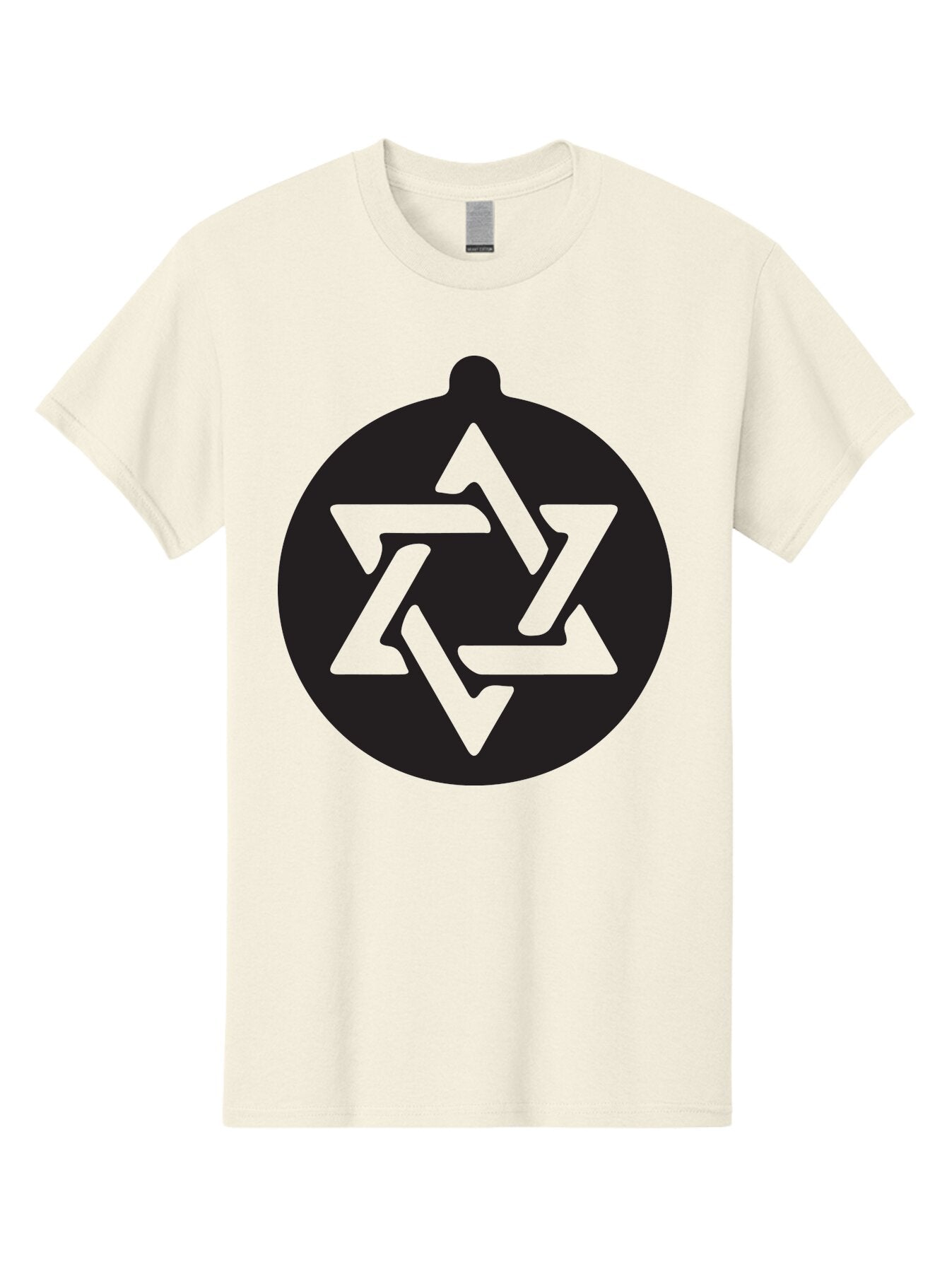 Om Men'S Graphic Tee, 100% Cotton, Comfortable Casual Summer Wear, Machine Washable, Star Of David Symbol, Jewish Heritage, Six-Pointed Star, Geometric Shape, Cultural Icon, Religious Emblem, Abstract Design Aad069 8