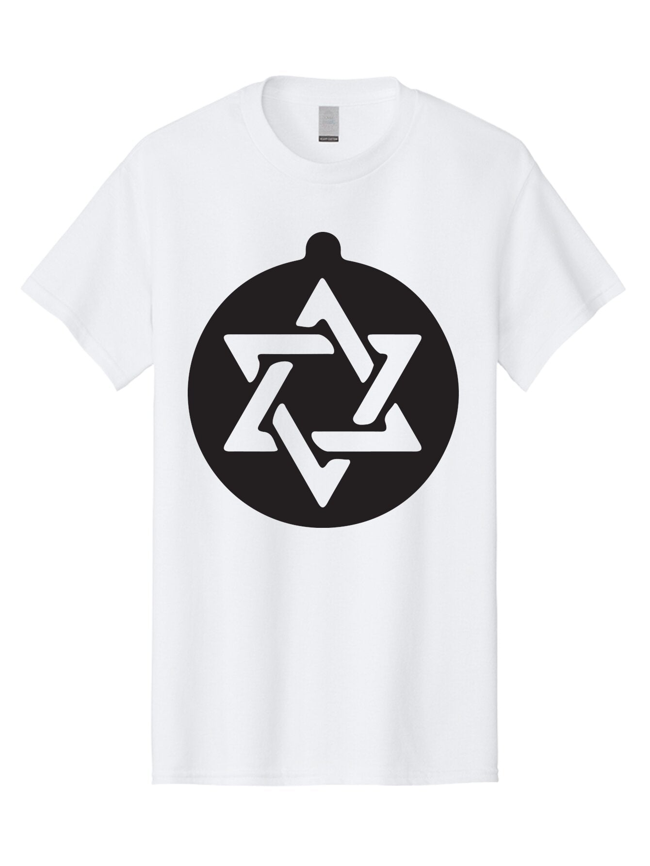 Om Men'S Graphic Tee, 100% Cotton, Comfortable Casual Summer Wear, Machine Washable, Star Of David Symbol, Jewish Heritage, Six-Pointed Star, Geometric Shape, Cultural Icon, Religious Emblem, Abstract Design Aad069 9