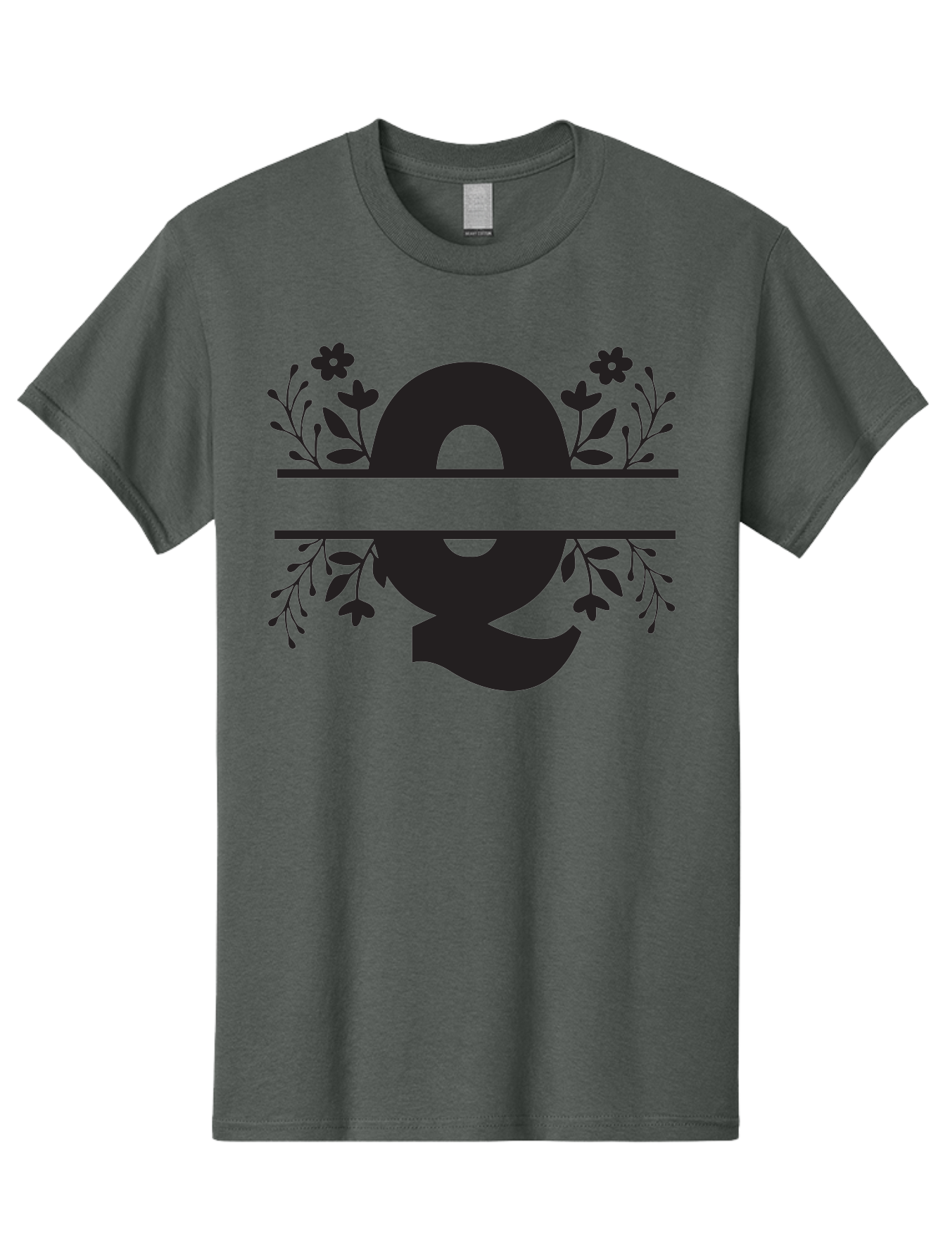 Omega-Symbol Men'S Graphic Tee, 100% Cotton, Comfortable Casual Summer Wear, Machine Washable, Omega Symbol, Greek Alphabet, Floral Elements, Greek Letter, Botanical Design, Logo Inspiration, Typography, Elegant Design, Symbolic Representation Aad070