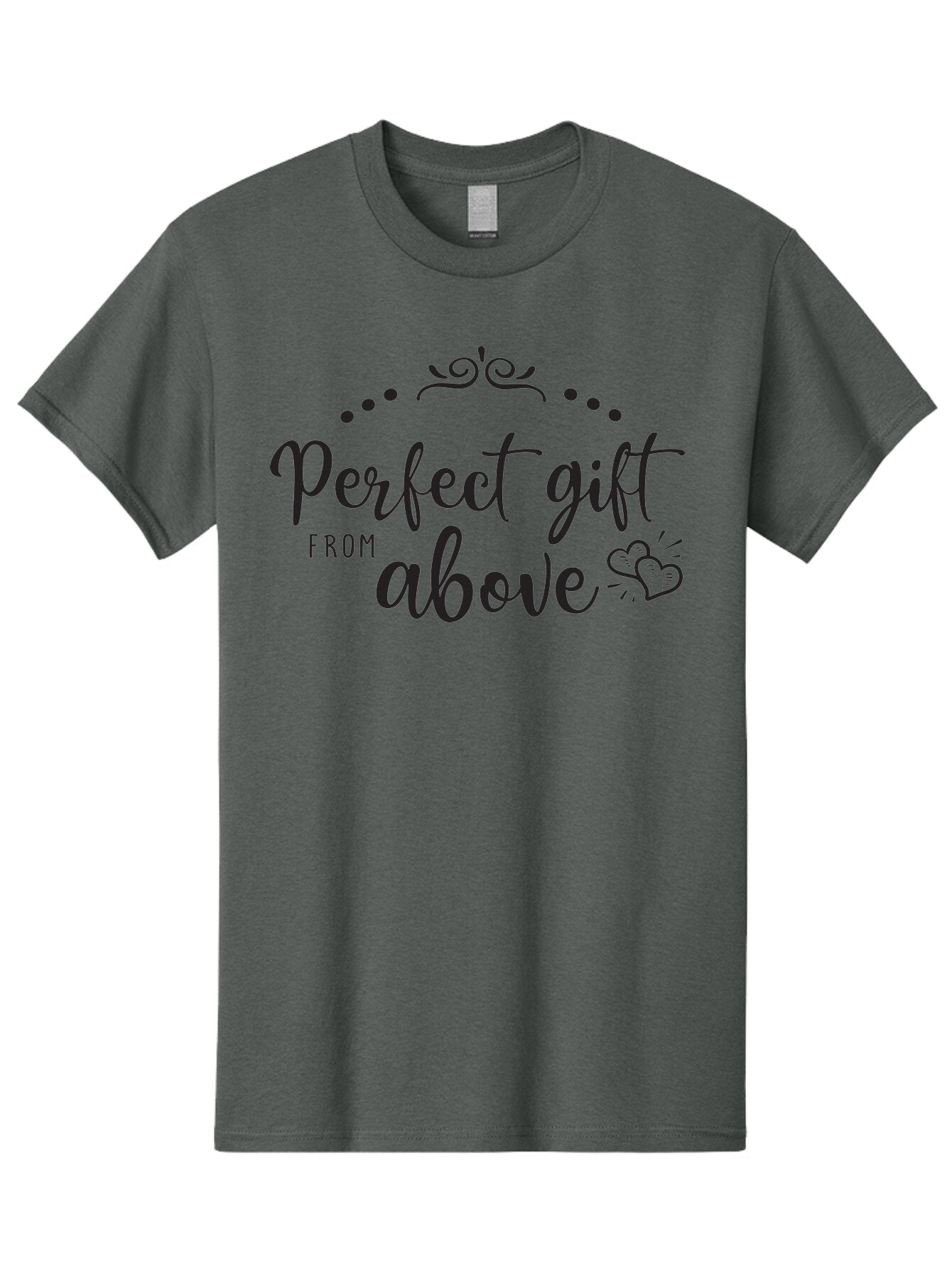 Perfect-Gift-From-Above Men'S Graphic Tee, 100% Cotton, Comfortable Casual Summer Wear, Machine Washable, Perfect Gift From Above, Gift Ideas, Heartwarming Gestures, Inspirational Quotes, Divine Blessings, Thoughtful Presents, Heart Design Aad087 8