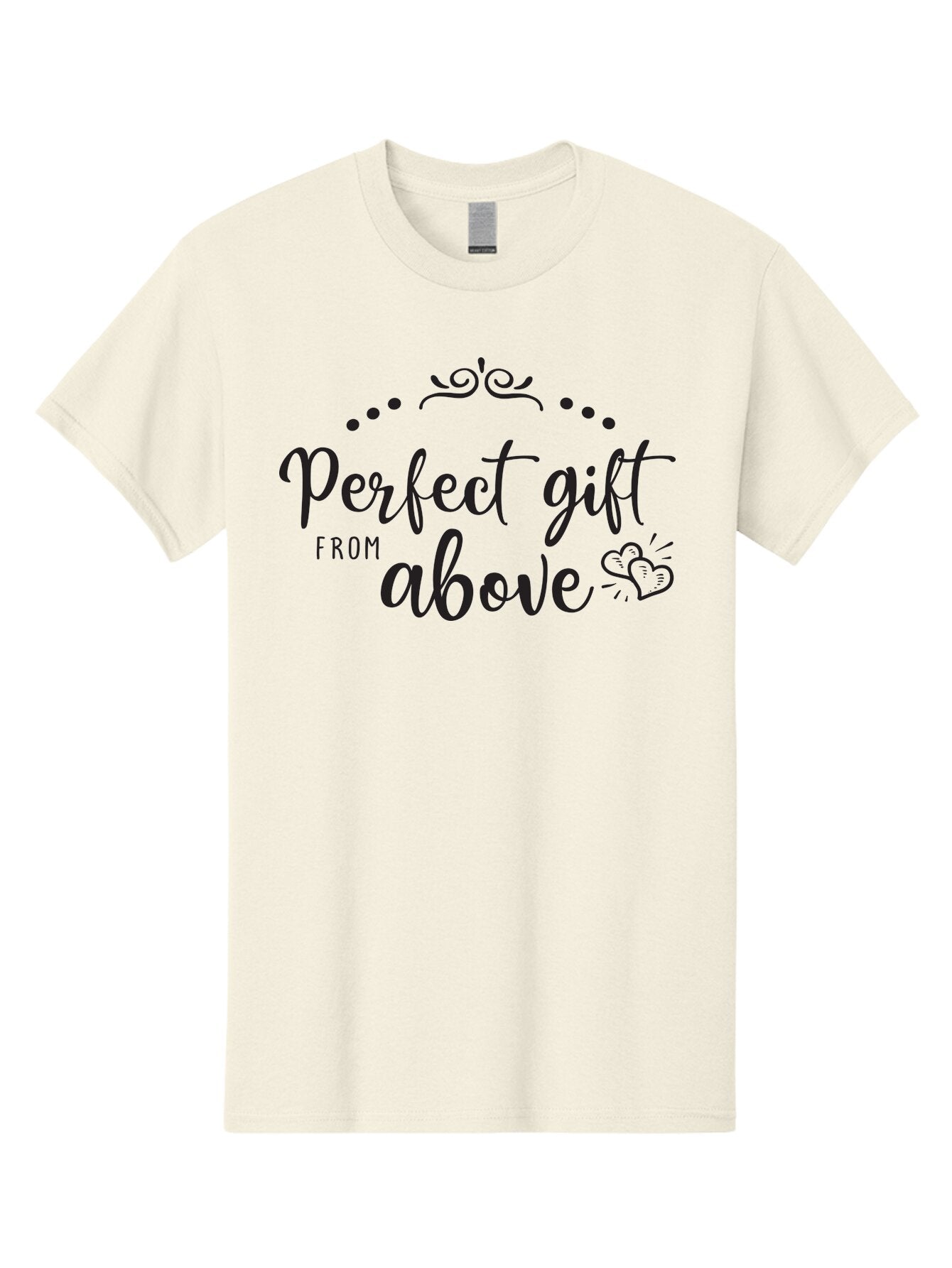 Perfect-Gift-From-Above Men'S Graphic Tee, 100% Cotton, Comfortable Casual Summer Wear, Machine Washable, Perfect Gift From Above, Gift Ideas, Heartwarming Gestures, Inspirational Quotes, Divine Blessings, Thoughtful Presents, Heart Design Aad087 7