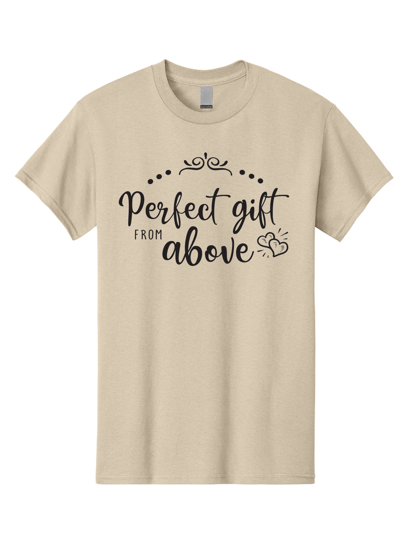 Perfect-Gift-From-Above Men'S Graphic Tee, 100% Cotton, Comfortable Casual Summer Wear, Machine Washable, Perfect Gift From Above, Gift Ideas, Heartwarming Gestures, Inspirational Quotes, Divine Blessings, Thoughtful Presents, Heart Design Aad087 15
