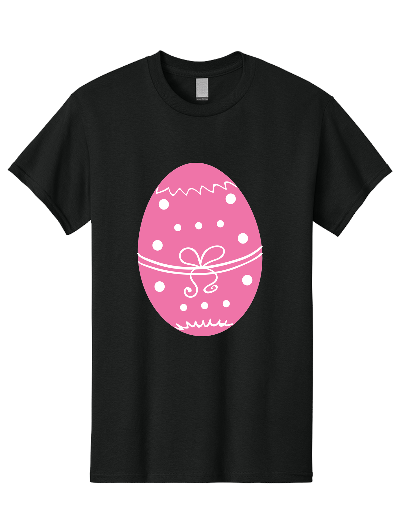 Pink-Easter-Egg-1 Men'S Graphic Tee, 100% Cotton, Comfortable Casual Summer Wear, Machine Washable, Pink Easter Egg, White Polka Dots, Decorative Egg, Festive Design, Easter Decoration, Spring Holiday, Easter Egg Hunt, Egg Decoration, Aad092 21