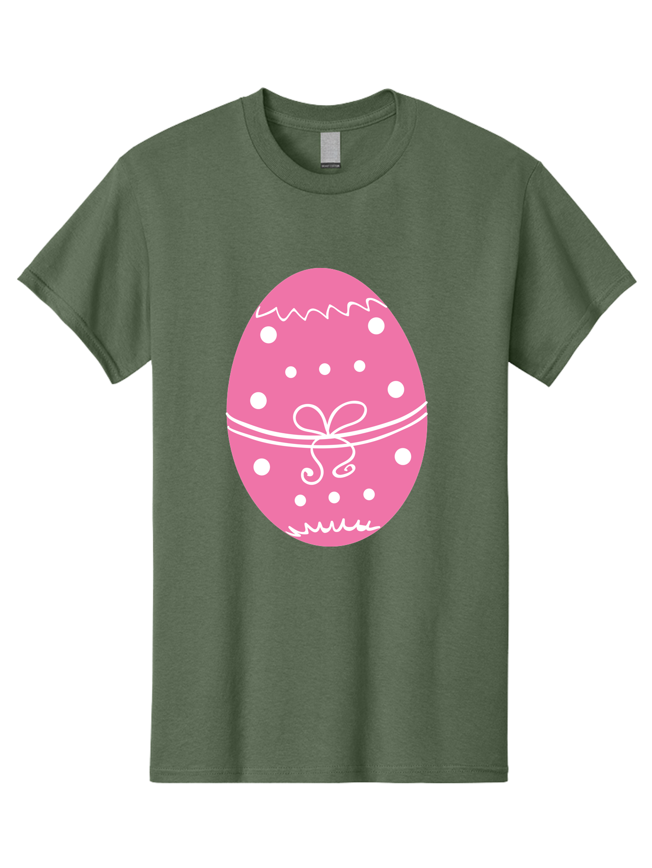 Pink-Easter-Egg-1 Men'S Graphic Tee, 100% Cotton, Comfortable Casual Summer Wear, Machine Washable, Pink Easter Egg, White Polka Dots, Decorative Egg, Festive Design, Easter Decoration, Spring Holiday, Easter Egg Hunt, Egg Decoration, Aad092 15