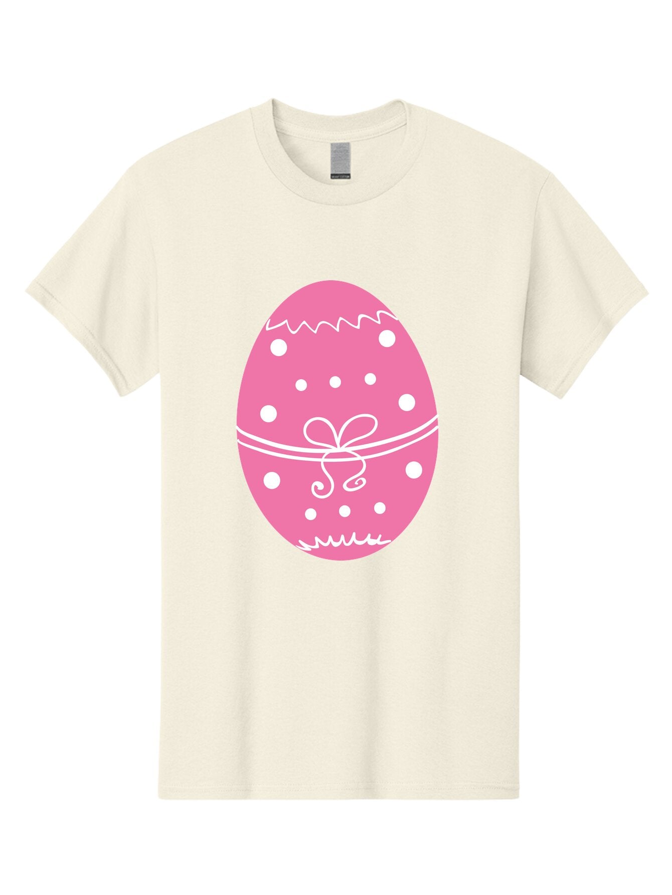 Pink-Easter-Egg-1 Men'S Graphic Tee, 100% Cotton, Comfortable Casual Summer Wear, Machine Washable, Pink Easter Egg, White Polka Dots, Decorative Egg, Festive Design, Easter Decoration, Spring Holiday, Easter Egg Hunt, Egg Decoration, Aad092 10