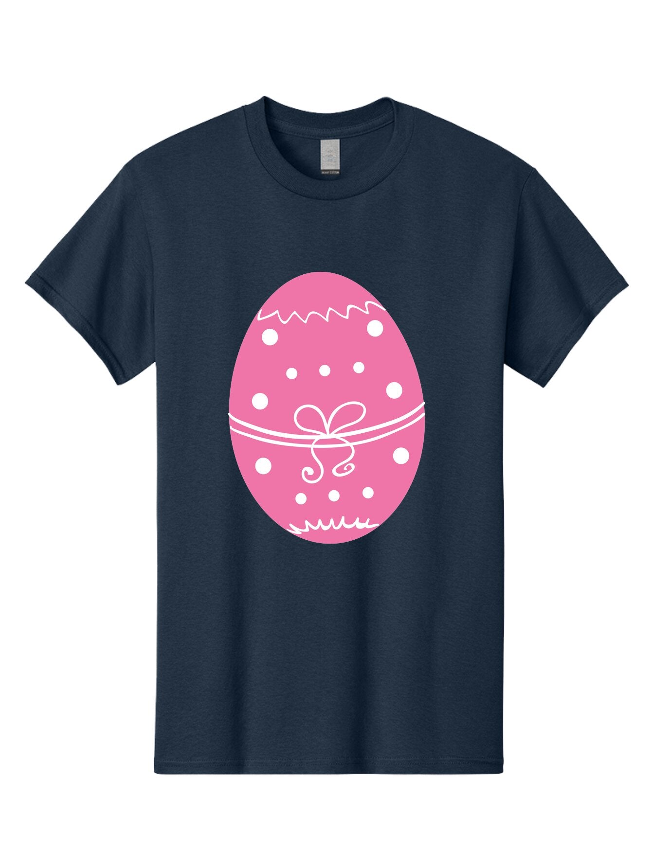 Pink-Easter-Egg-1 Men'S Graphic Tee, 100% Cotton, Comfortable Casual Summer Wear, Machine Washable, Pink Easter Egg, White Polka Dots, Decorative Egg, Festive Design, Easter Decoration, Spring Holiday, Easter Egg Hunt, Egg Decoration, Aad092 7