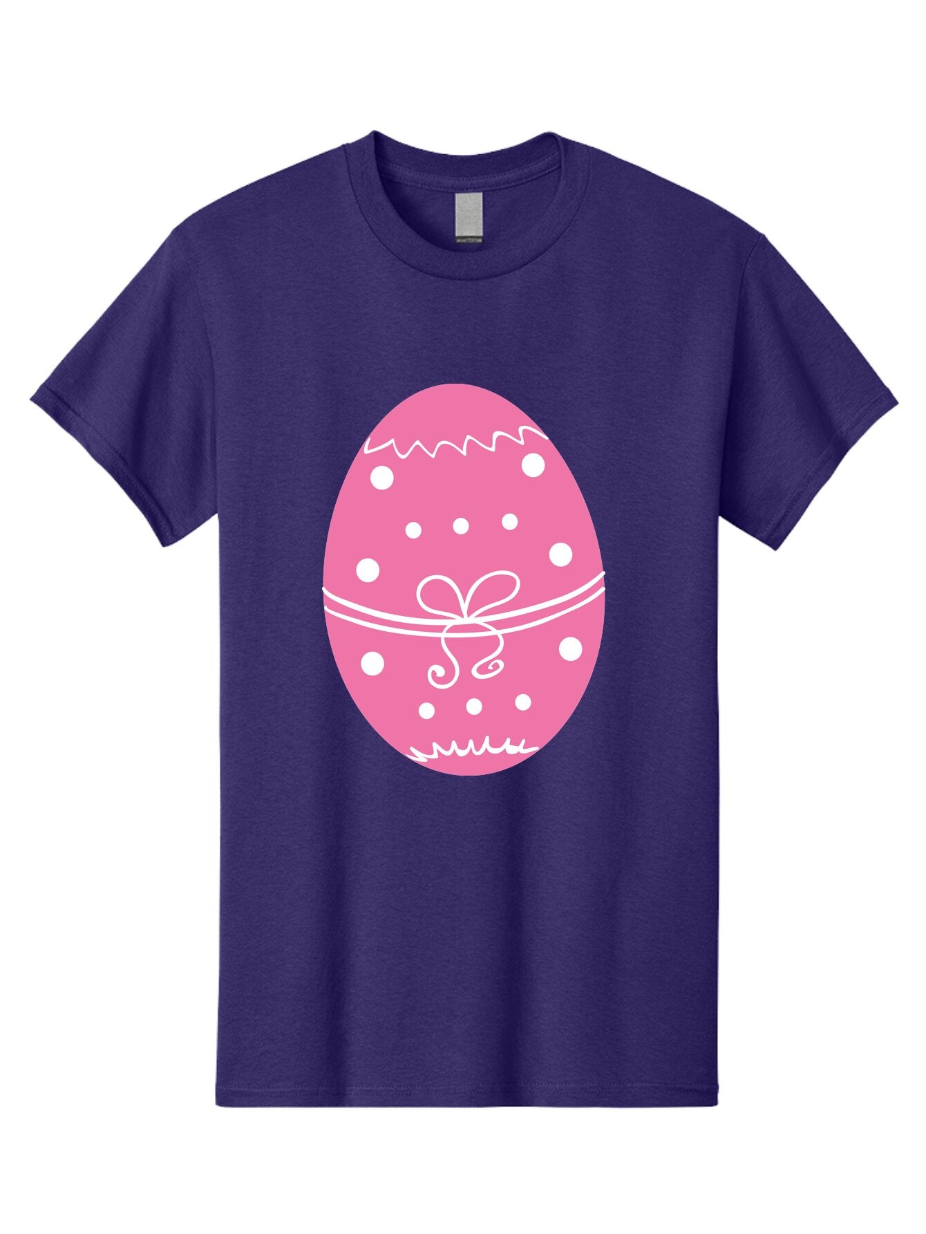 Pink-Easter-Egg-1 Men'S Graphic Tee, 100% Cotton, Comfortable Casual Summer Wear, Machine Washable, Pink Easter Egg, White Polka Dots, Decorative Egg, Festive Design, Easter Decoration, Spring Holiday, Easter Egg Hunt, Egg Decoration, Aad092 11