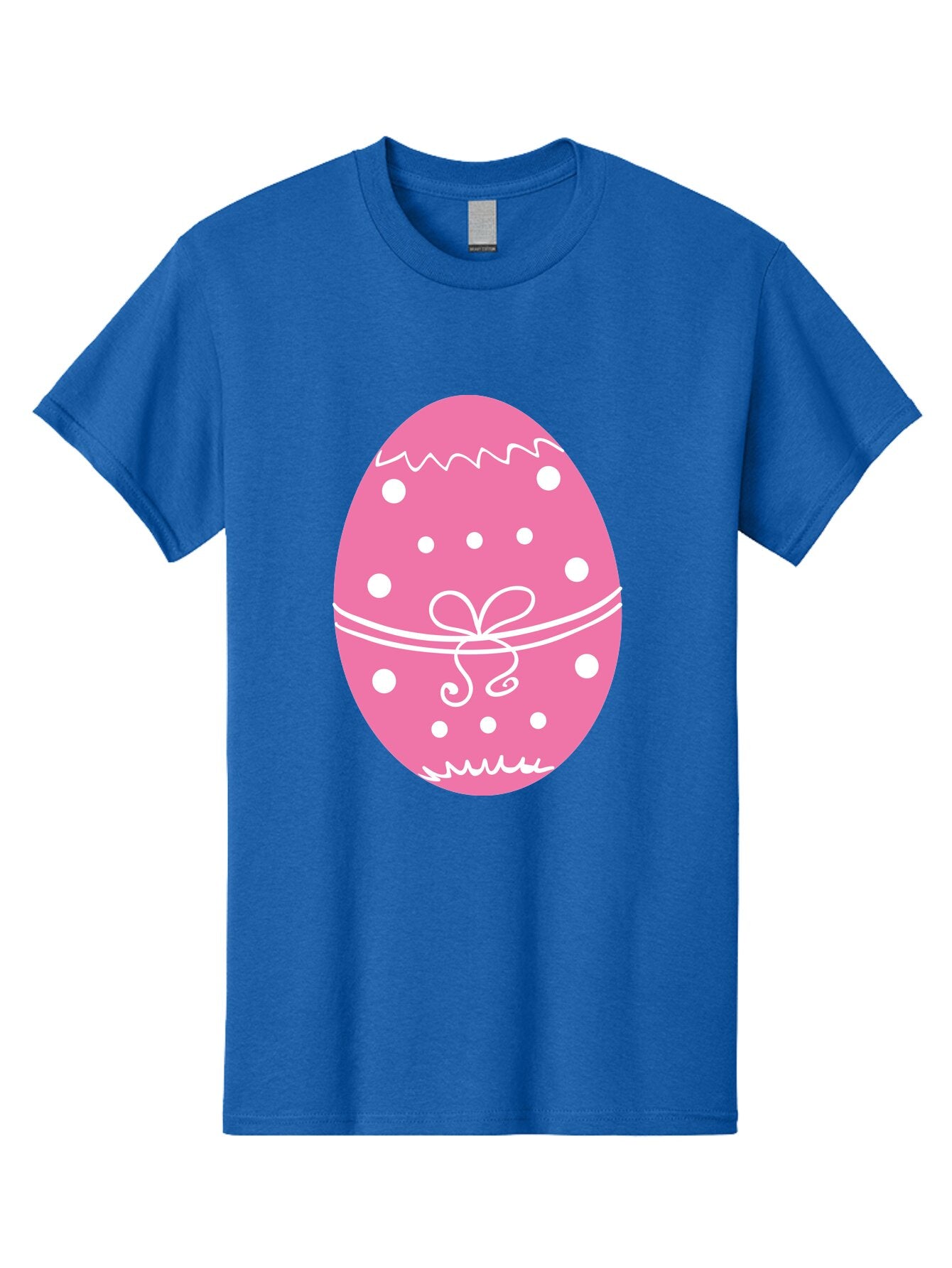 Pink-Easter-Egg-1 Men'S Graphic Tee, 100% Cotton, Comfortable Casual Summer Wear, Machine Washable, Pink Easter Egg, White Polka Dots, Decorative Egg, Festive Design, Easter Decoration, Spring Holiday, Easter Egg Hunt, Egg Decoration, Aad092 13