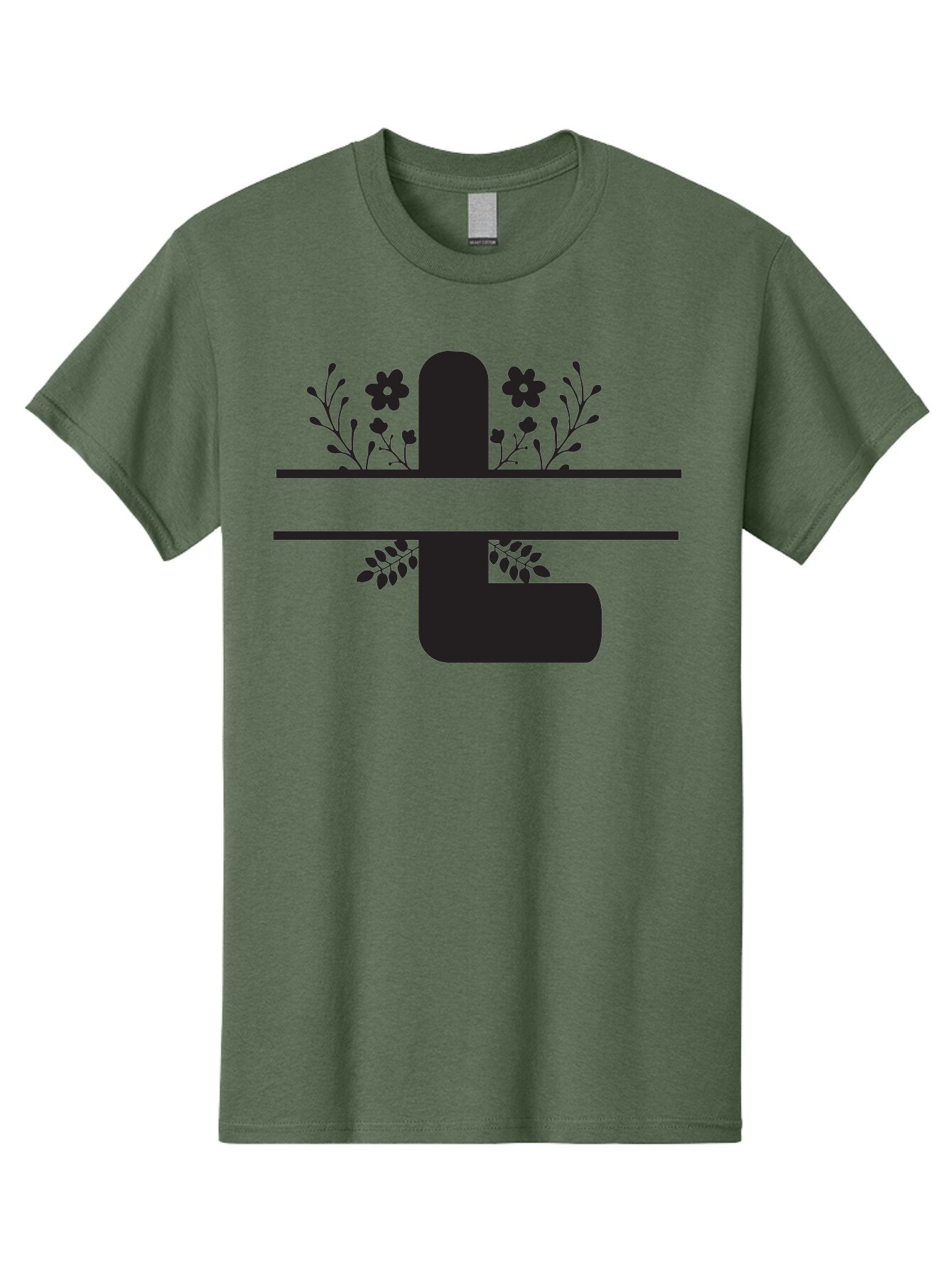 Pipe-With-Flowers Men'S Graphic Tee, 100% Cotton, Comfortable Casual Summer Wear, Machine Washable, Pipe With Flowers, Minimalist Design, Black Silhouette, Floral Elements, Artistic Illustration, Simple Shapes, Modern Art, Creative Concept Aad095 6