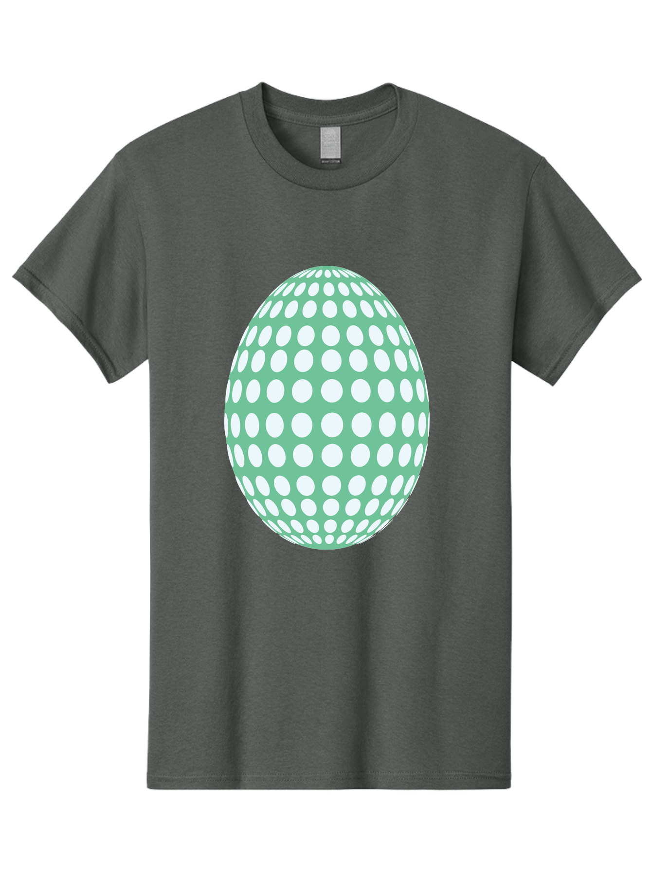 Polka-Dot-Egg Men'S Graphic Tee, 100% Cotton, Comfortable Casual Summer Wear, Machine Washable, Polka Dot Pattern, White Dots, Oval Shape, Easter Egg, Creative Design, Artistic Illustration, Decorative Element, Modern Graphic Aad098 7