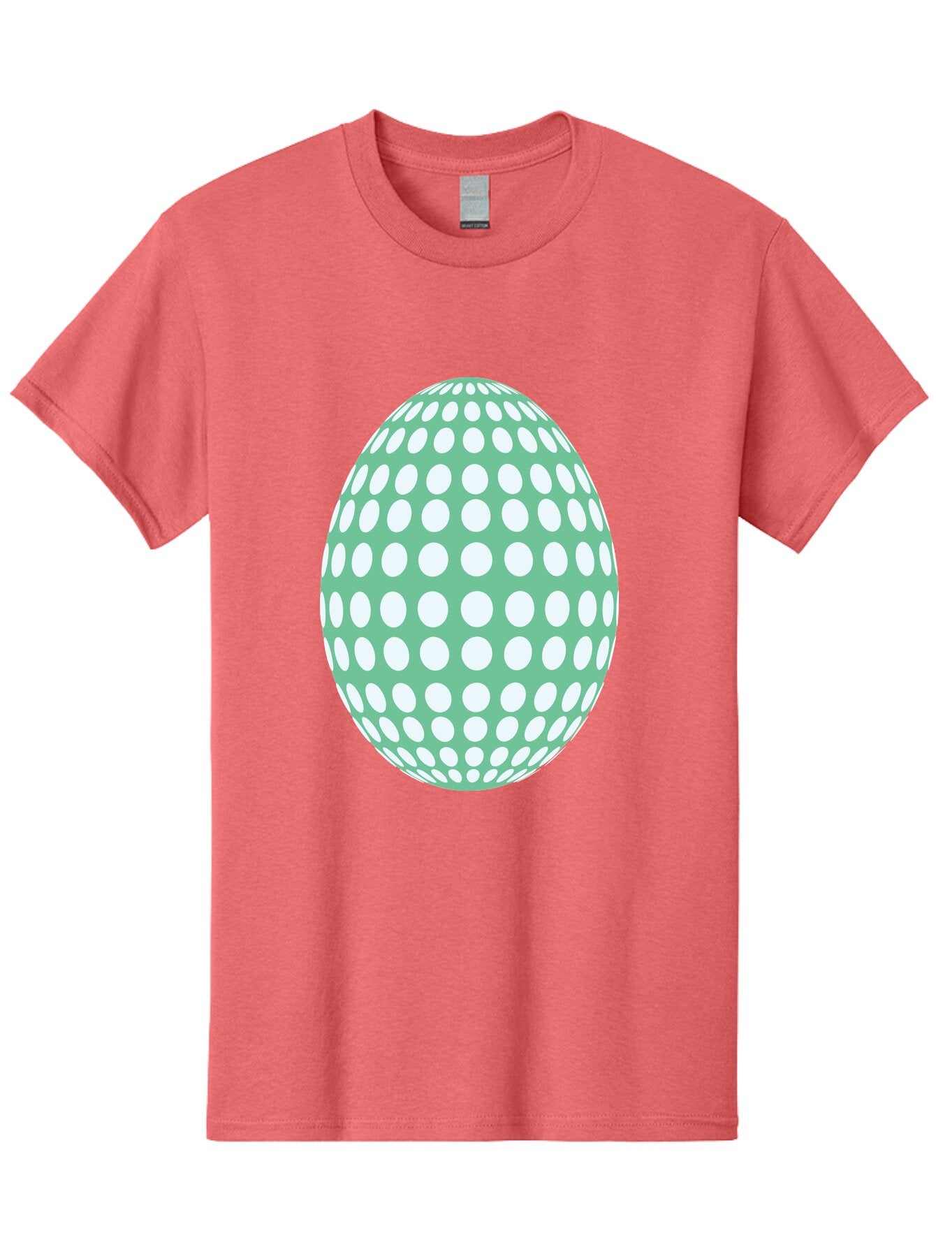Polka-Dot-Egg Men'S Graphic Tee, 100% Cotton, Comfortable Casual Summer Wear, Machine Washable, Polka Dot Pattern, White Dots, Oval Shape, Easter Egg, Creative Design, Artistic Illustration, Decorative Element, Modern Graphic Aad098 10