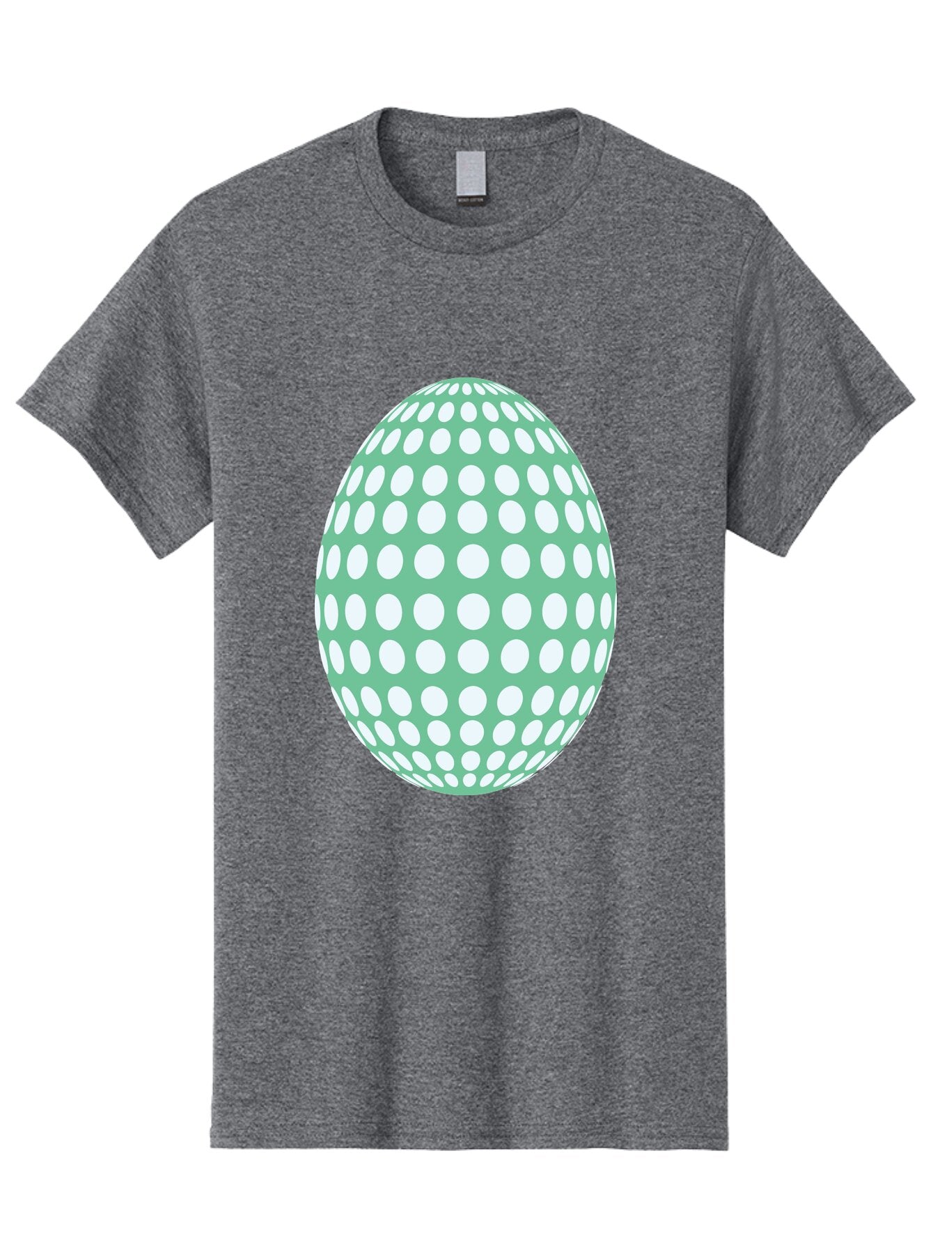 Polka-Dot-Egg Men'S Graphic Tee, 100% Cotton, Comfortable Casual Summer Wear, Machine Washable, Polka Dot Pattern, White Dots, Oval Shape, Easter Egg, Creative Design, Artistic Illustration, Decorative Element, Modern Graphic Aad098 8