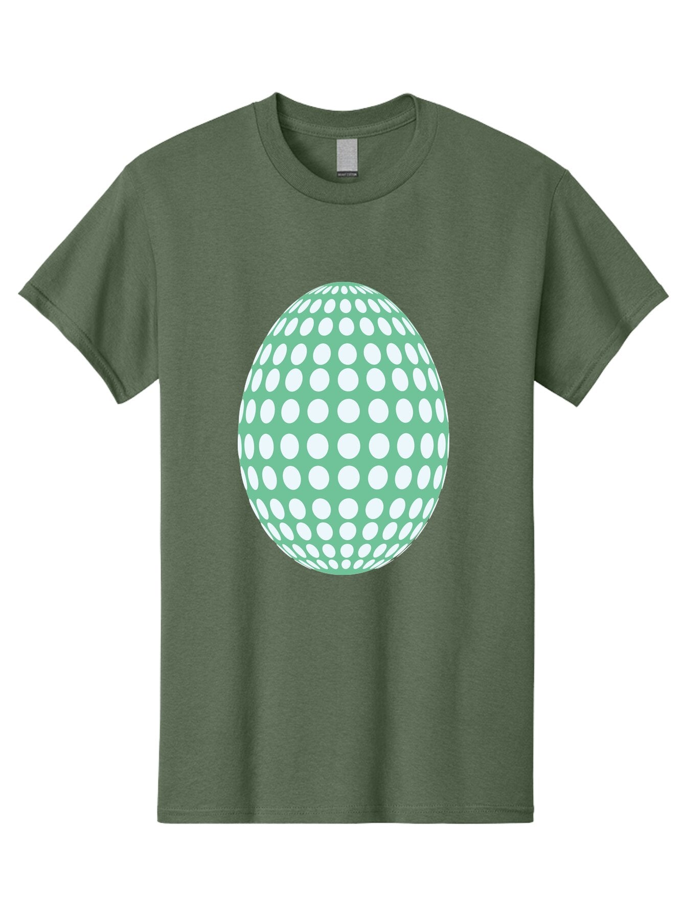 Polka-Dot-Egg Men'S Graphic Tee, 100% Cotton, Comfortable Casual Summer Wear, Machine Washable, Polka Dot Pattern, White Dots, Oval Shape, Easter Egg, Creative Design, Artistic Illustration, Decorative Element, Modern Graphic Aad098 13
