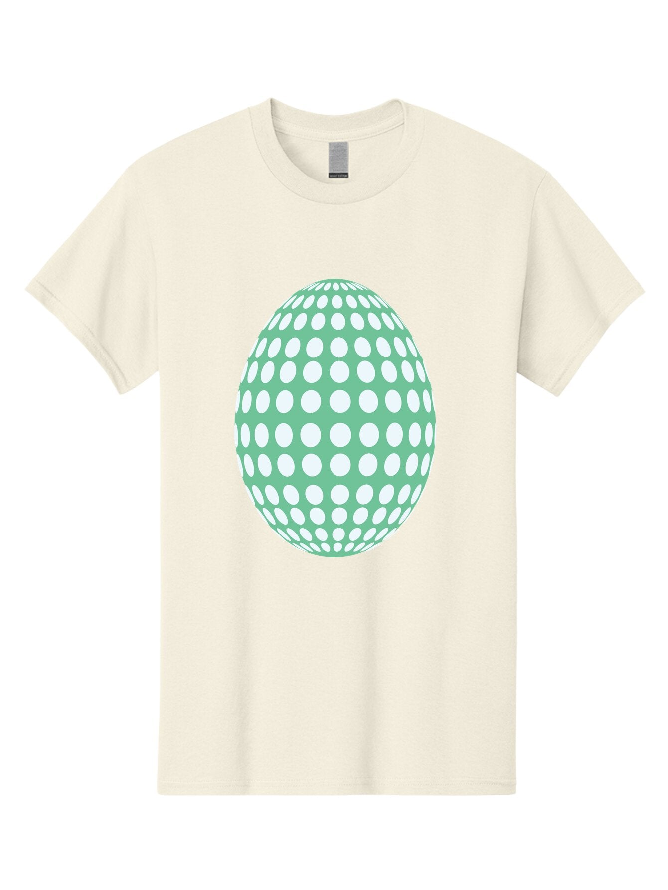 Polka-Dot-Egg Men'S Graphic Tee, 100% Cotton, Comfortable Casual Summer Wear, Machine Washable, Polka Dot Pattern, White Dots, Oval Shape, Easter Egg, Creative Design, Artistic Illustration, Decorative Element, Modern Graphic Aad098 6