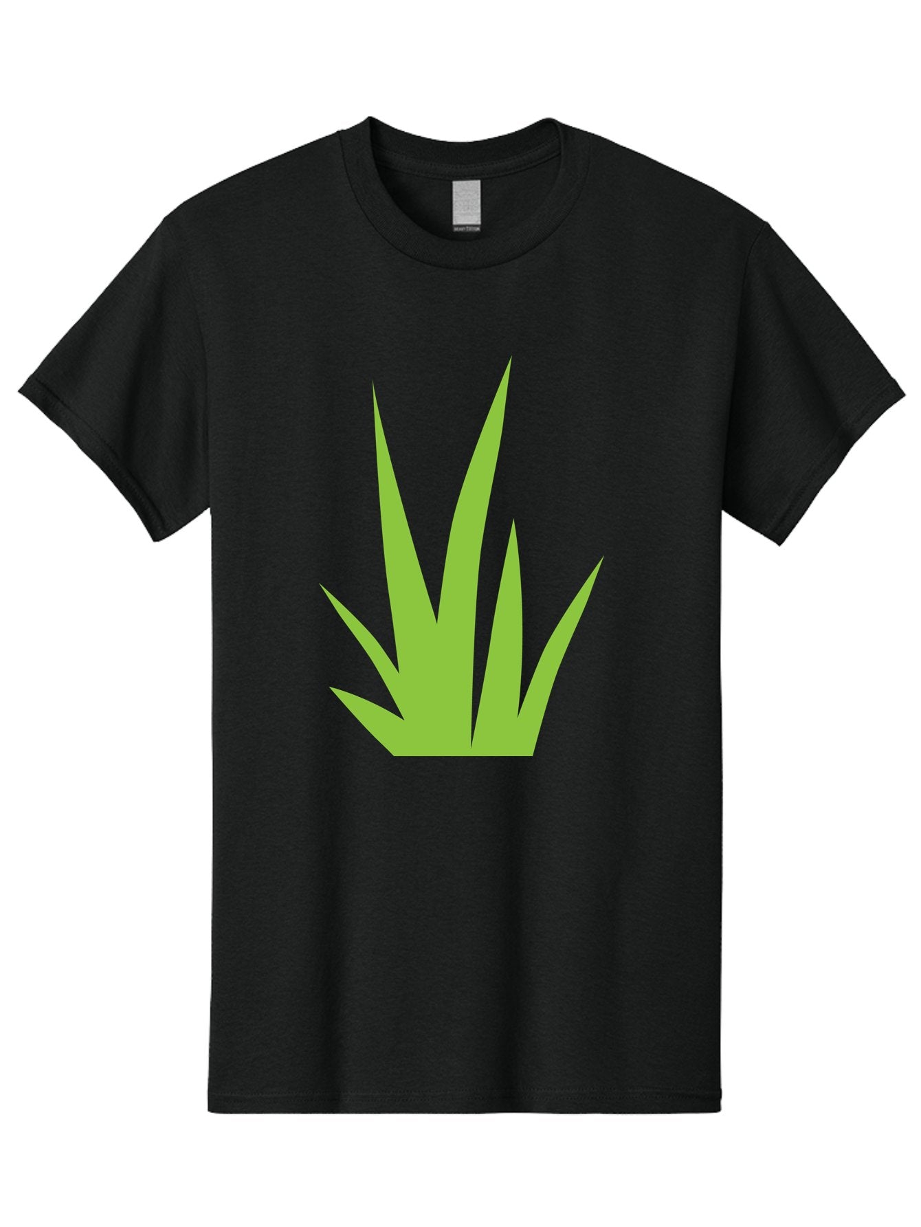 Prickly-Leaves Men'S Graphic Tee, 100% Cotton, Comfortable Casual Summer Wear, Machine Washable, Palm Leaves, Tropical Foliage, Minimalist Design, Simple Shapes, Leafy Graphics, Vector Art, Green Leaves Aad101 13