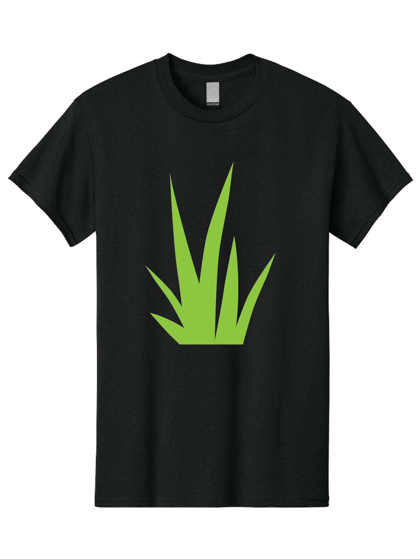 Prickly-Leaves Men'S Graphic Tee, 100% Cotton, Comfortable Casual Summer Wear, Machine Washable, Palm Leaves, Tropical Foliage, Minimalist Design, Simple Shapes, Leafy Graphics, Vector Art, Green Leaves Aad101 29