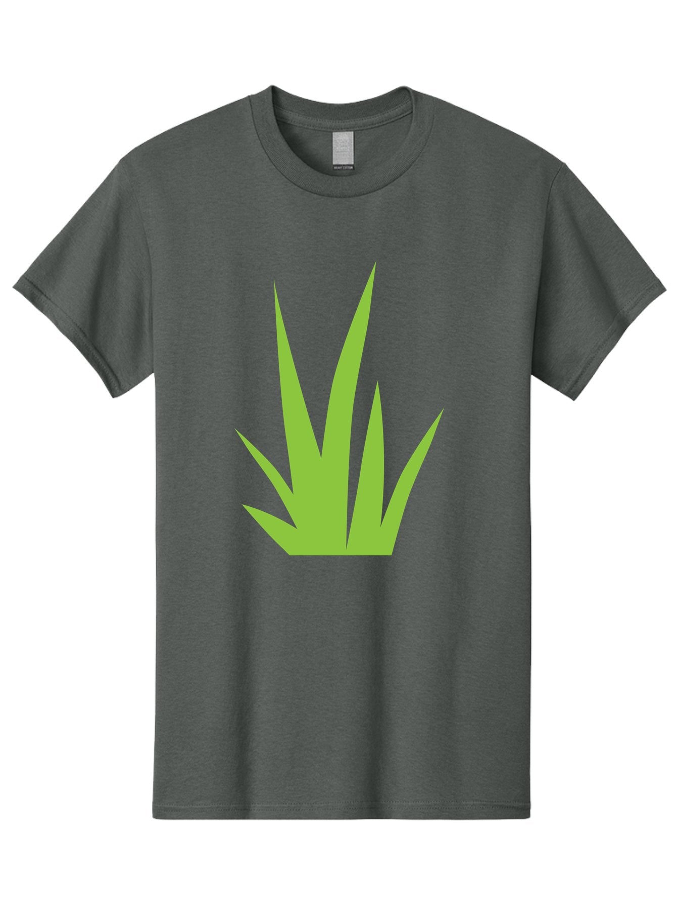 Prickly-Leaves Men'S Graphic Tee, 100% Cotton, Comfortable Casual Summer Wear, Machine Washable, Palm Leaves, Tropical Foliage, Minimalist Design, Simple Shapes, Leafy Graphics, Vector Art, Green Leaves Aad101