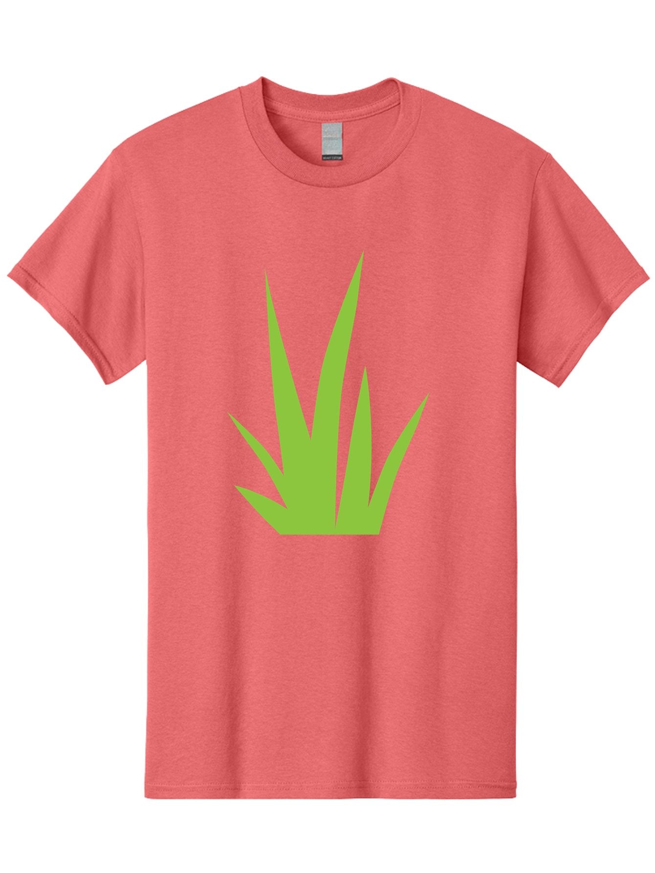 Prickly-Leaves Men'S Graphic Tee, 100% Cotton, Comfortable Casual Summer Wear, Machine Washable, Palm Leaves, Tropical Foliage, Minimalist Design, Simple Shapes, Leafy Graphics, Vector Art, Green Leaves Aad101 5