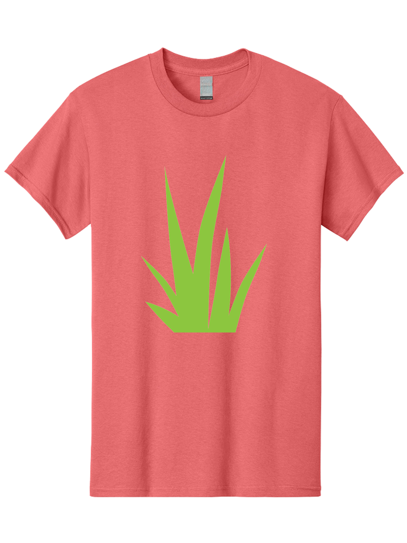 Prickly-Leaves Men'S Graphic Tee, 100% Cotton, Comfortable Casual Summer Wear, Machine Washable, Palm Leaves, Tropical Foliage, Minimalist Design, Simple Shapes, Leafy Graphics, Vector Art, Green Leaves Aad101 15