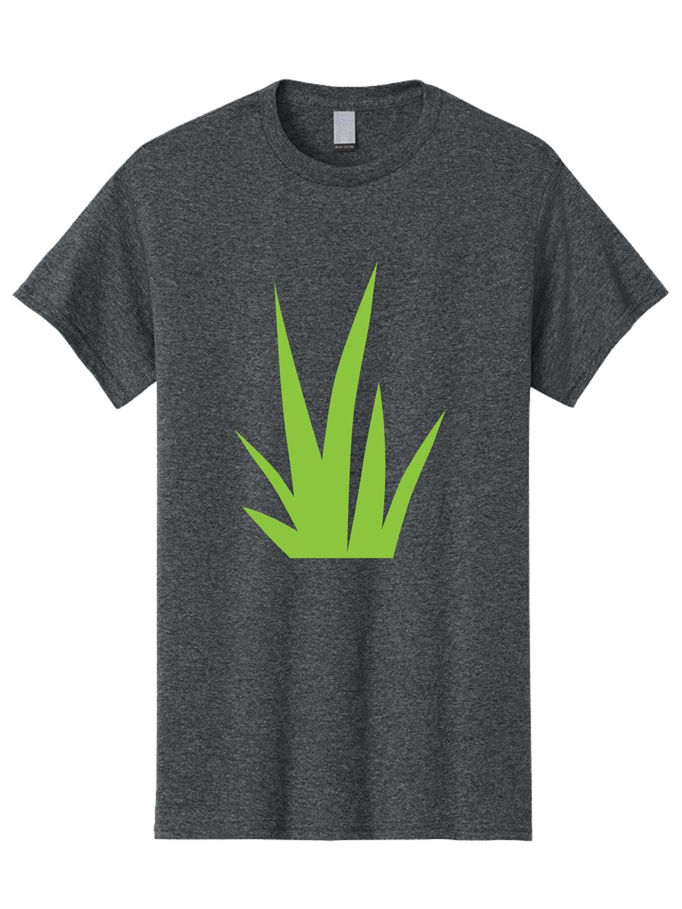 Prickly-Leaves Men'S Graphic Tee, 100% Cotton, Comfortable Casual Summer Wear, Machine Washable, Palm Leaves, Tropical Foliage, Minimalist Design, Simple Shapes, Leafy Graphics, Vector Art, Green Leaves Aad101