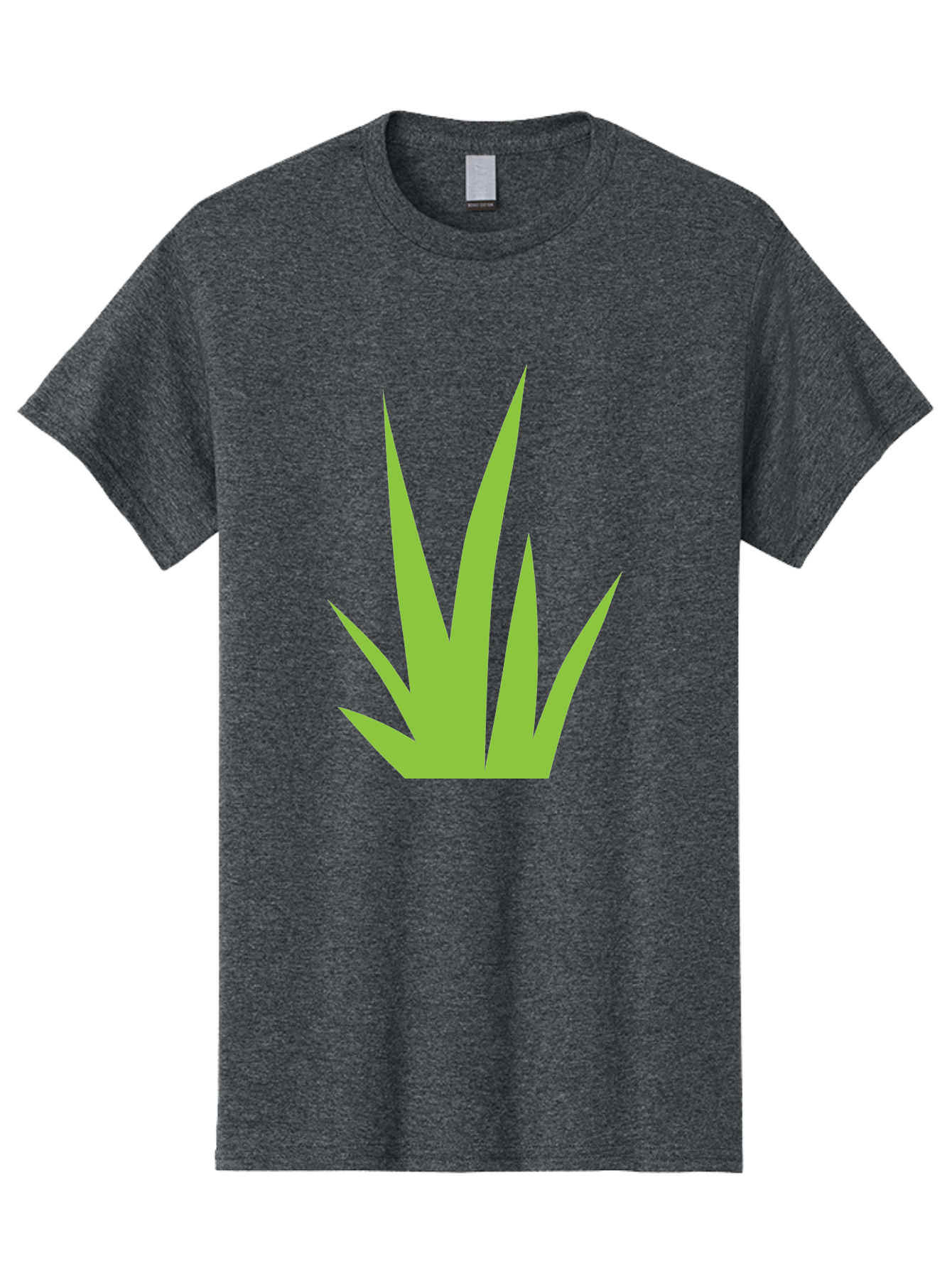 Prickly-Leaves Men'S Graphic Tee, 100% Cotton, Comfortable Casual Summer Wear, Machine Washable, Palm Leaves, Tropical Foliage, Minimalist Design, Simple Shapes, Leafy Graphics, Vector Art, Green Leaves Aad101 21