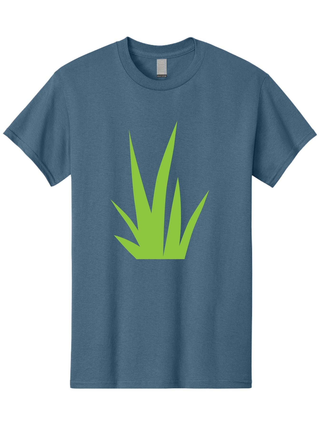 Prickly-Leaves Men'S Graphic Tee, 100% Cotton, Comfortable Casual Summer Wear, Machine Washable, Palm Leaves, Tropical Foliage, Minimalist Design, Simple Shapes, Leafy Graphics, Vector Art, Green Leaves Aad101 9