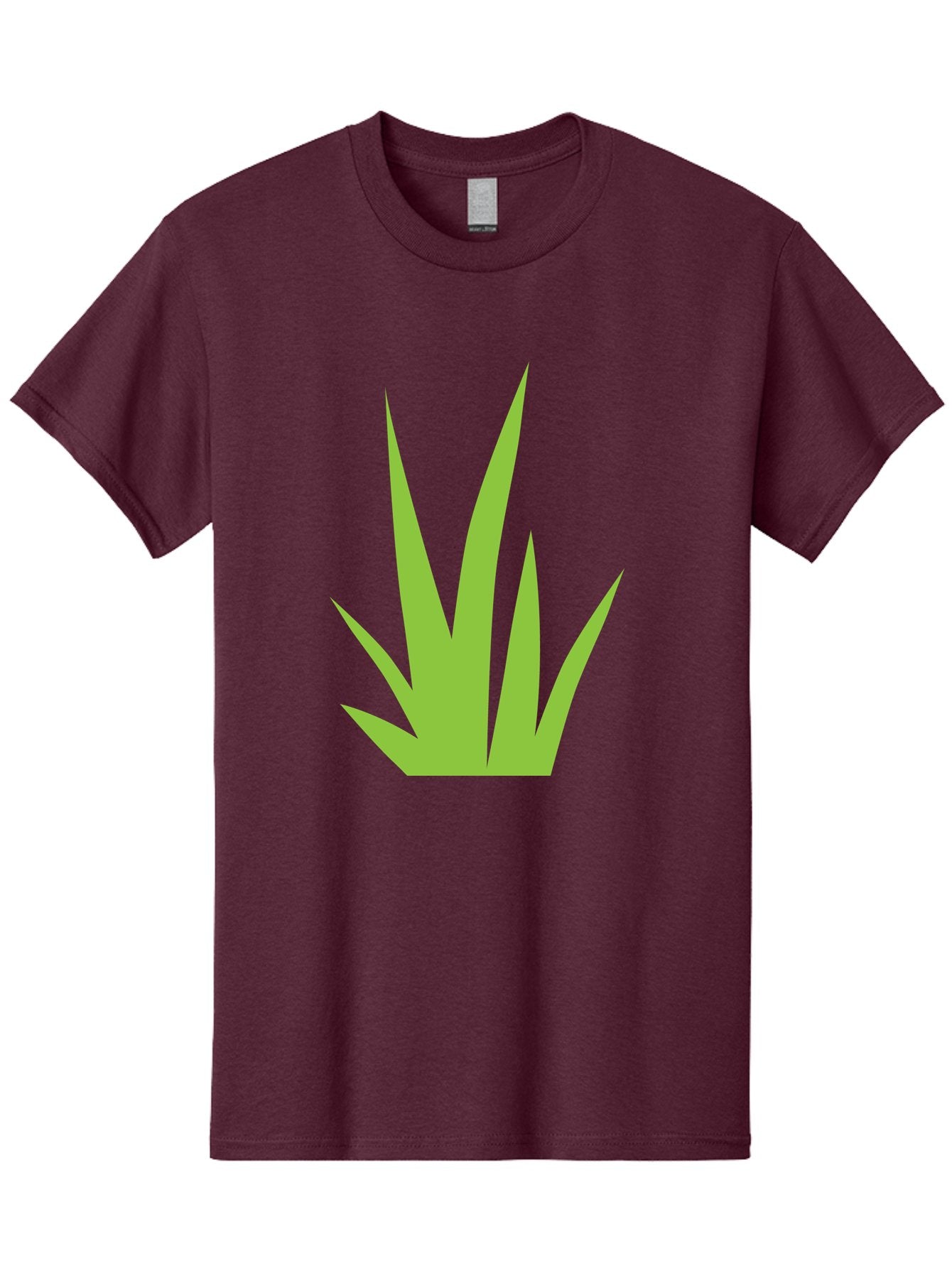 Prickly-Leaves Men'S Graphic Tee, 100% Cotton, Comfortable Casual Summer Wear, Machine Washable, Palm Leaves, Tropical Foliage, Minimalist Design, Simple Shapes, Leafy Graphics, Vector Art, Green Leaves Aad101 6