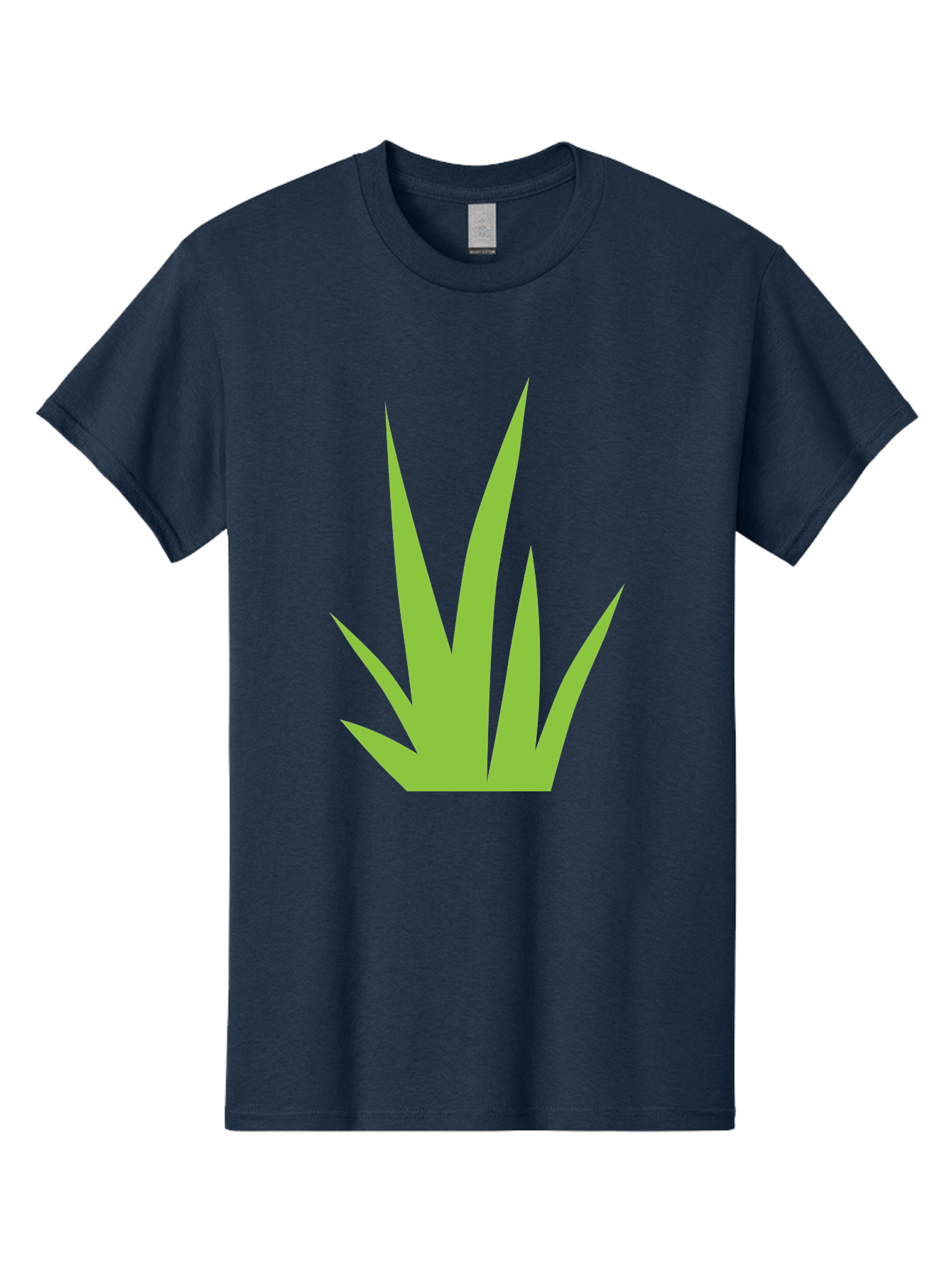 Prickly-Leaves Men'S Graphic Tee, 100% Cotton, Comfortable Casual Summer Wear, Machine Washable, Palm Leaves, Tropical Foliage, Minimalist Design, Simple Shapes, Leafy Graphics, Vector Art, Green Leaves Aad101 23