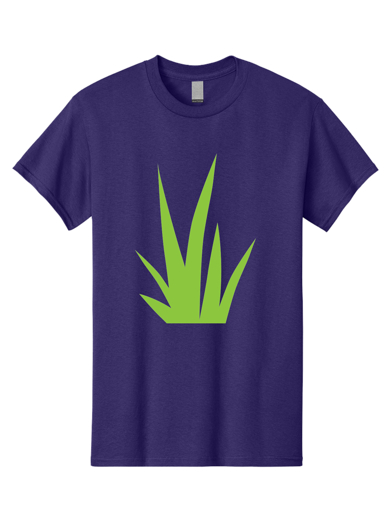 Prickly-Leaves Men'S Graphic Tee, 100% Cotton, Comfortable Casual Summer Wear, Machine Washable, Palm Leaves, Tropical Foliage, Minimalist Design, Simple Shapes, Leafy Graphics, Vector Art, Green Leaves Aad101 25