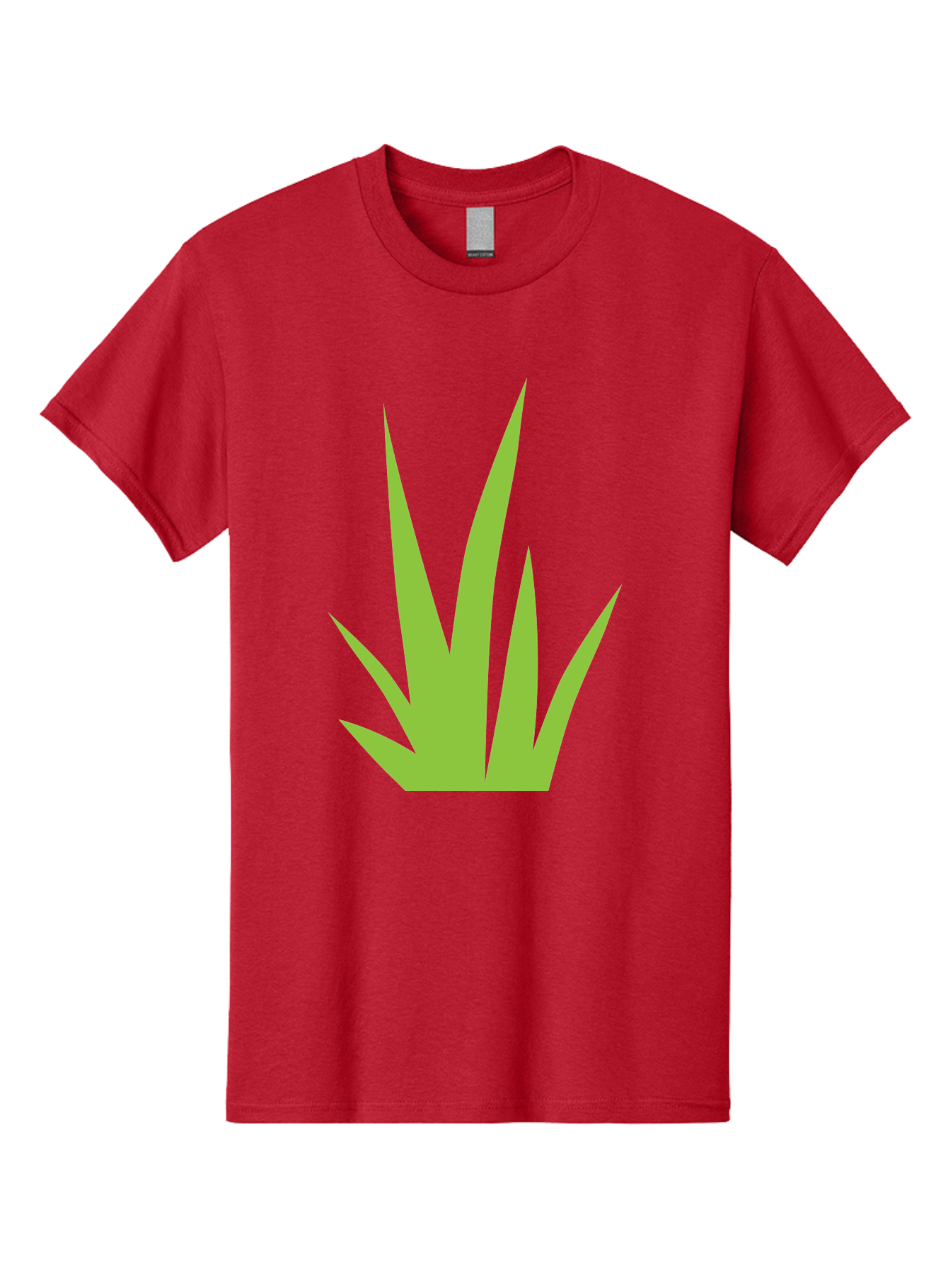 Prickly-Leaves Men'S Graphic Tee, 100% Cotton, Comfortable Casual Summer Wear, Machine Washable, Palm Leaves, Tropical Foliage, Minimalist Design, Simple Shapes, Leafy Graphics, Vector Art, Green Leaves Aad101 17