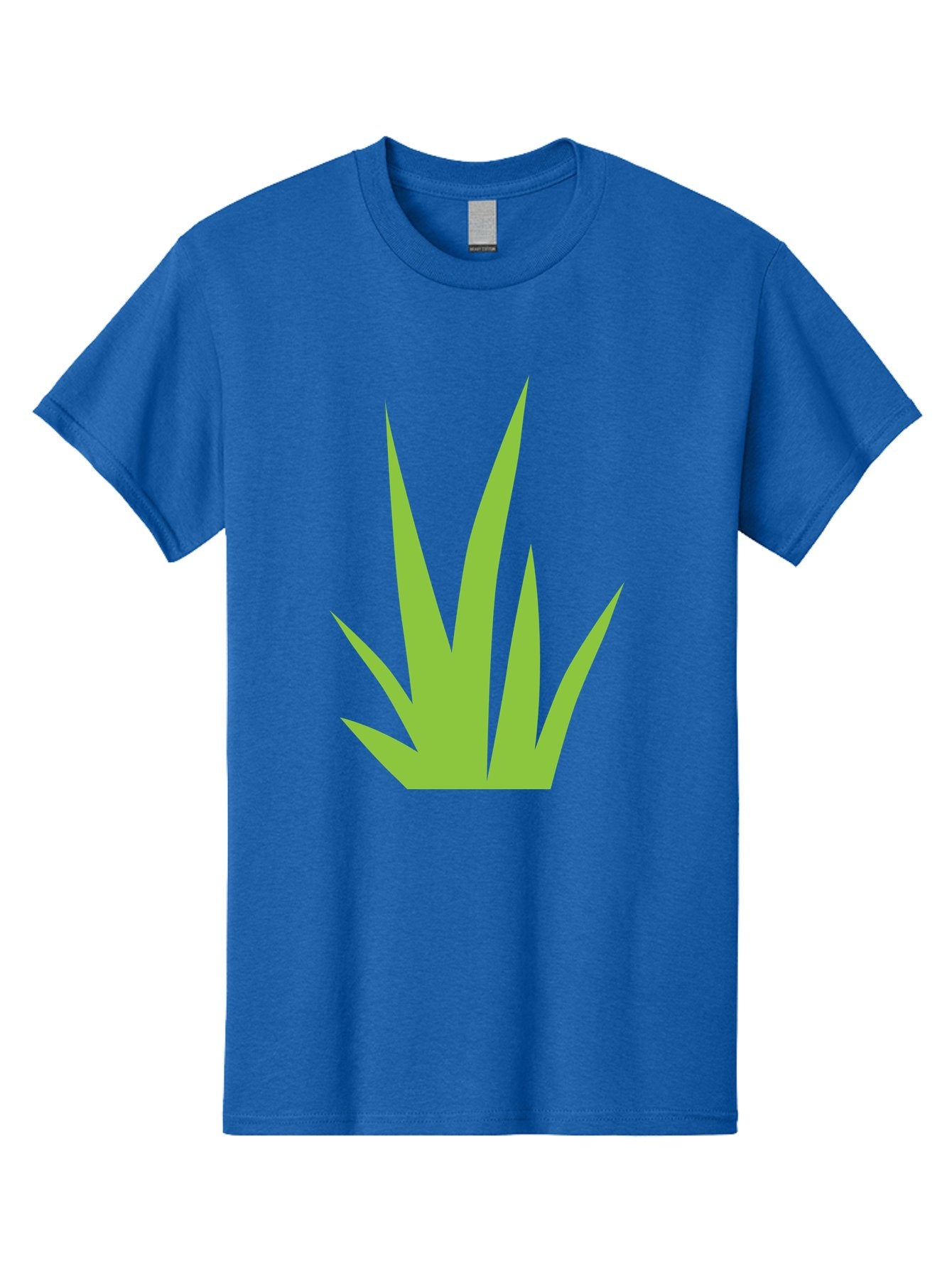 Prickly-Leaves Men'S Graphic Tee, 100% Cotton, Comfortable Casual Summer Wear, Machine Washable, Palm Leaves, Tropical Foliage, Minimalist Design, Simple Shapes, Leafy Graphics, Vector Art, Green Leaves Aad101 12