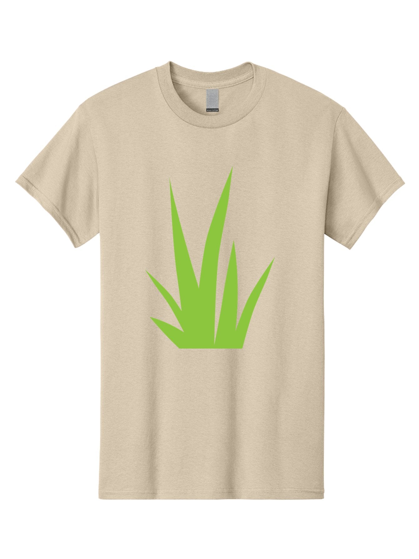 Prickly-Leaves Men'S Graphic Tee, 100% Cotton, Comfortable Casual Summer Wear, Machine Washable, Palm Leaves, Tropical Foliage, Minimalist Design, Simple Shapes, Leafy Graphics, Vector Art, Green Leaves Aad101 15