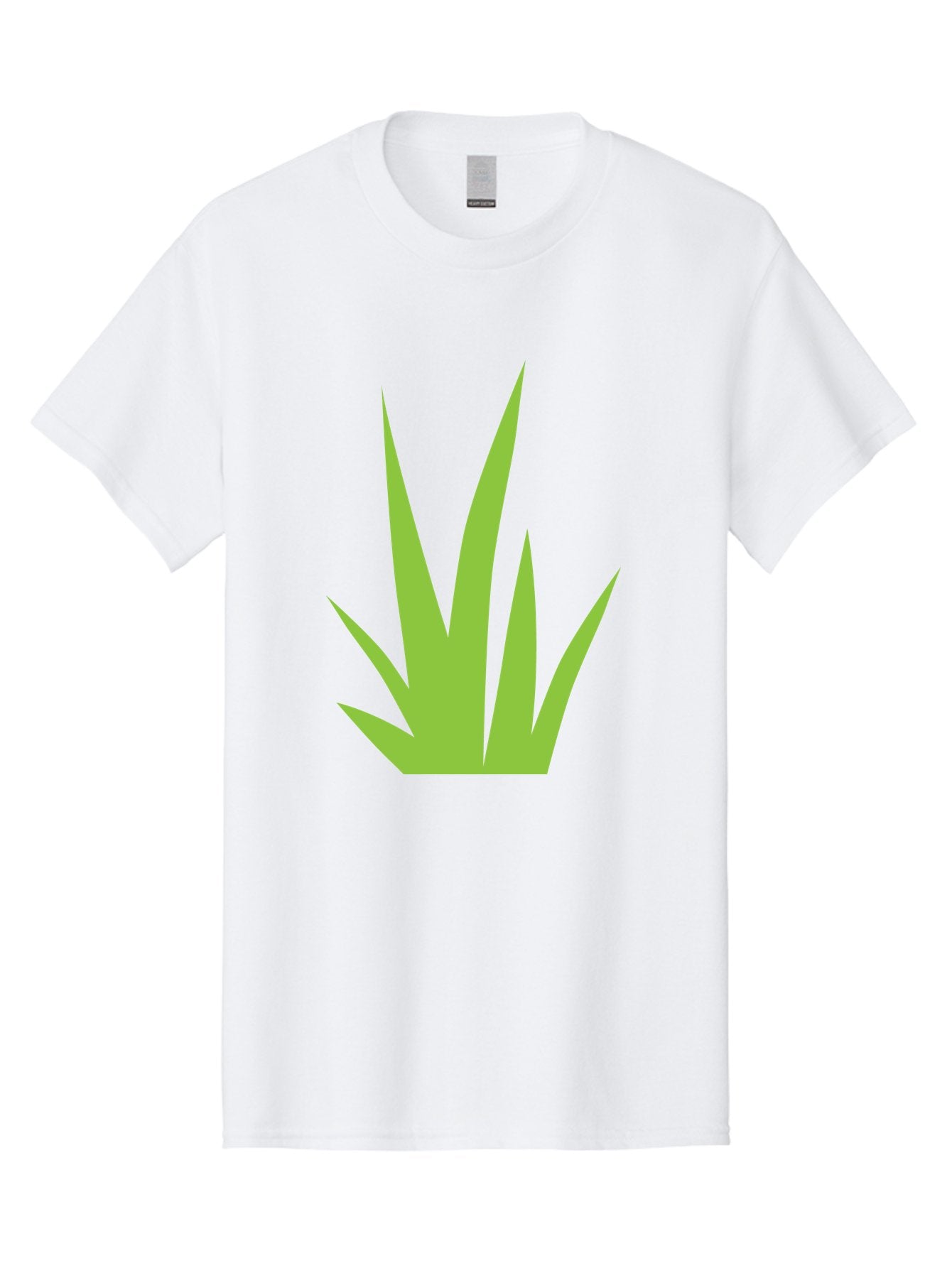 Prickly-Leaves Men'S Graphic Tee, 100% Cotton, Comfortable Casual Summer Wear, Machine Washable, Palm Leaves, Tropical Foliage, Minimalist Design, Simple Shapes, Leafy Graphics, Vector Art, Green Leaves Aad101 10
