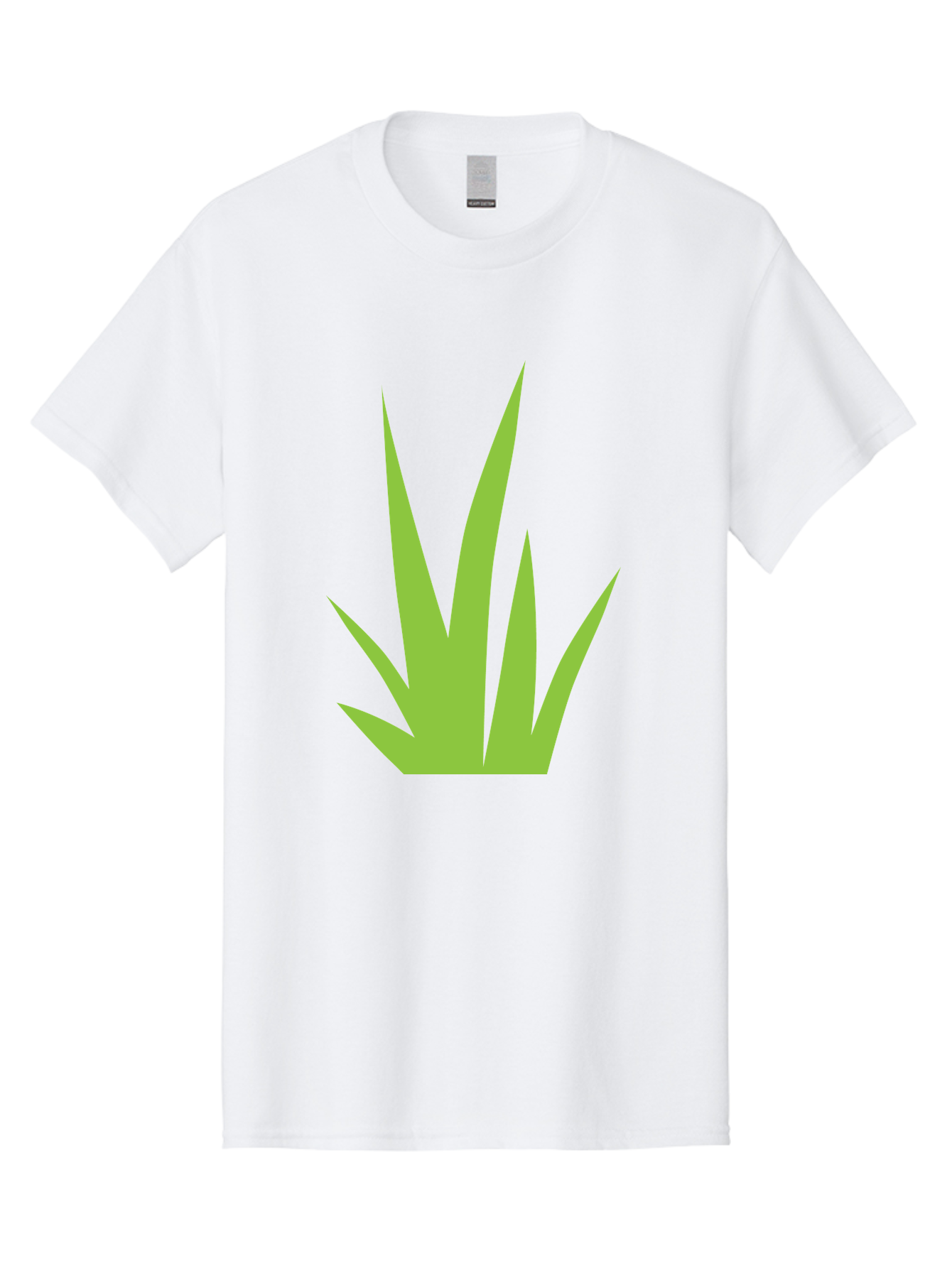 Prickly-Leaves Men'S Graphic Tee, 100% Cotton, Comfortable Casual Summer Wear, Machine Washable, Palm Leaves, Tropical Foliage, Minimalist Design, Simple Shapes, Leafy Graphics, Vector Art, Green Leaves Aad101 27