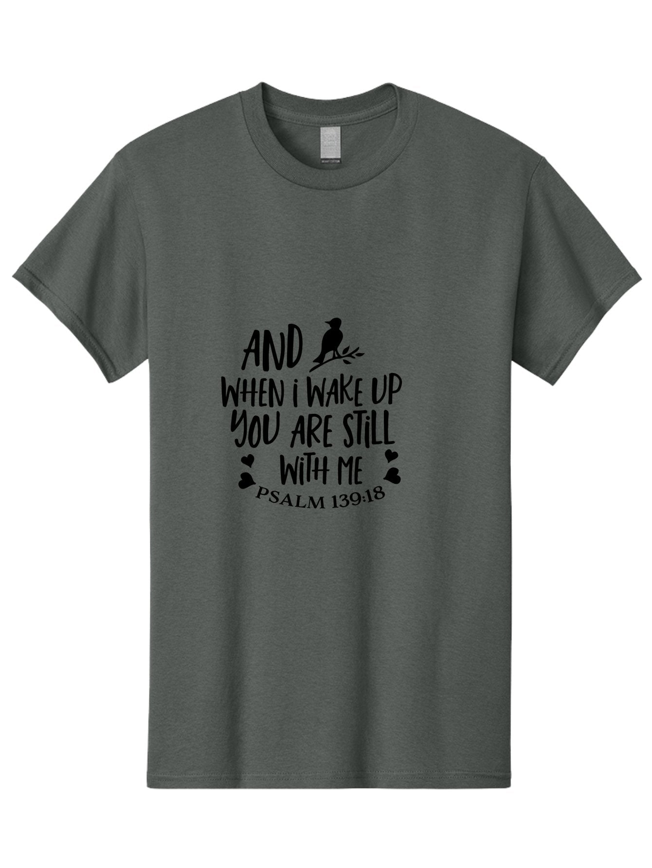 Psalm-139-18 Men'S Graphic Tee, 100% Cotton, Comfortable Casual Summer Wear, Machine Washable, Psalm 139:18, Inspirational Quote, Bible Verse, Faith-Based Design, Motivational Message, Spiritual Quote, God Is Good, Love Is Kind Aad105