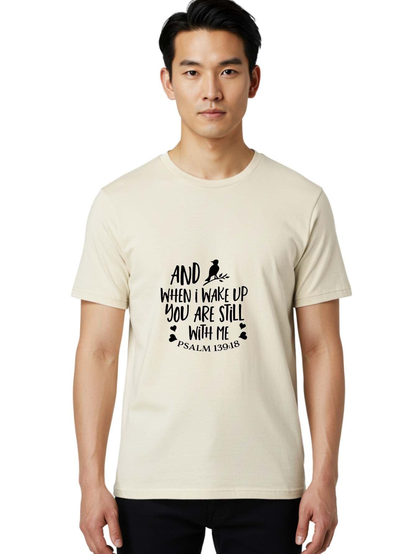 Psalm-139-18 Men'S Graphic Tee, 100% Cotton, Comfortable Casual Summer Wear, Machine Washable, Psalm 139:18, Inspirational Quote, Bible Verse, Faith-Based Design, Motivational Message, Spiritual Quote, God Is Good, Love Is Kind Aad105 14
