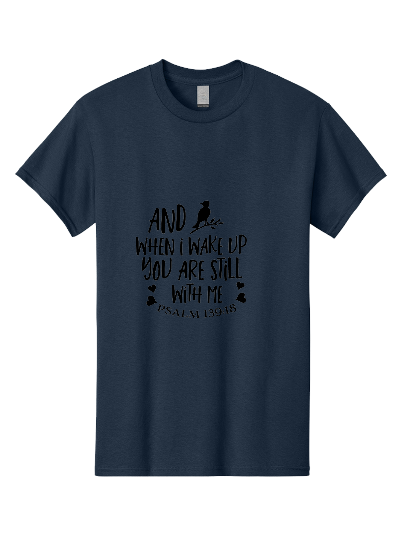 Psalm-139-18 Men'S Graphic Tee, 100% Cotton, Comfortable Casual Summer Wear, Machine Washable, Psalm 139:18, Inspirational Quote, Bible Verse, Faith-Based Design, Motivational Message, Spiritual Quote, God Is Good, Love Is Kind Aad105 3