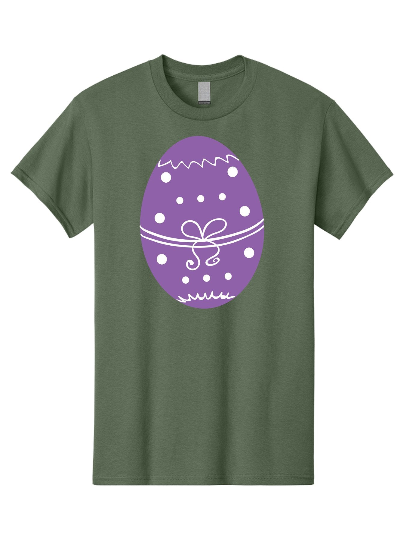 Purple-Easter-Egg Men'S Graphic Tee, 100% Cotton, Comfortable Casual Summer Wear, Machine Washable, Decorated Egg, Easter Egg, Purple Egg, Polka Dot Design, White Accents, Festive Pattern, Spring Decor, Holiday Theme, Egg Decoration Aad109 8