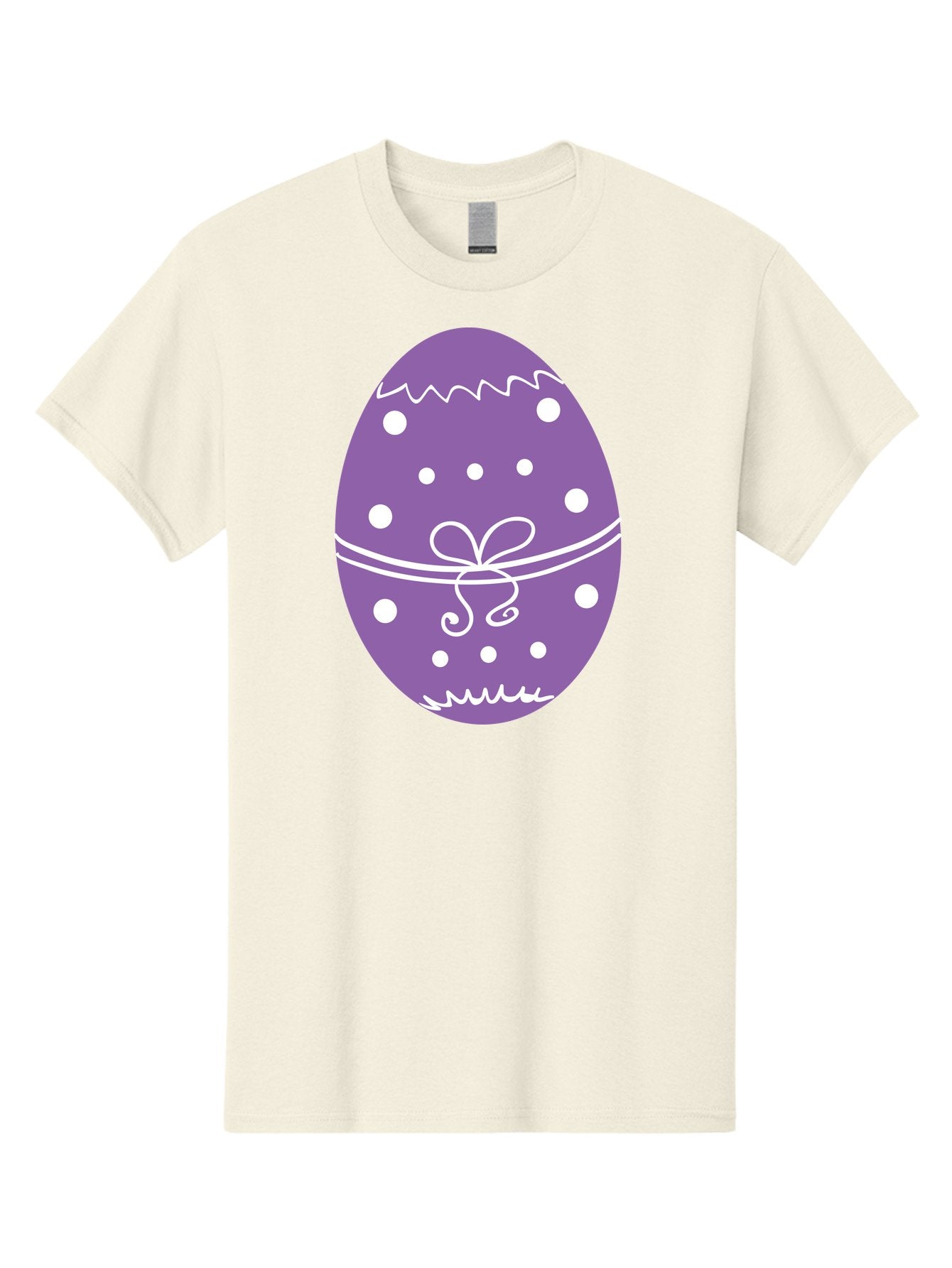 Purple-Easter-Egg Men'S Graphic Tee, 100% Cotton, Comfortable Casual Summer Wear, Machine Washable, Decorated Egg, Easter Egg, Purple Egg, Polka Dot Design, White Accents, Festive Pattern, Spring Decor, Holiday Theme, Egg Decoration Aad109 10