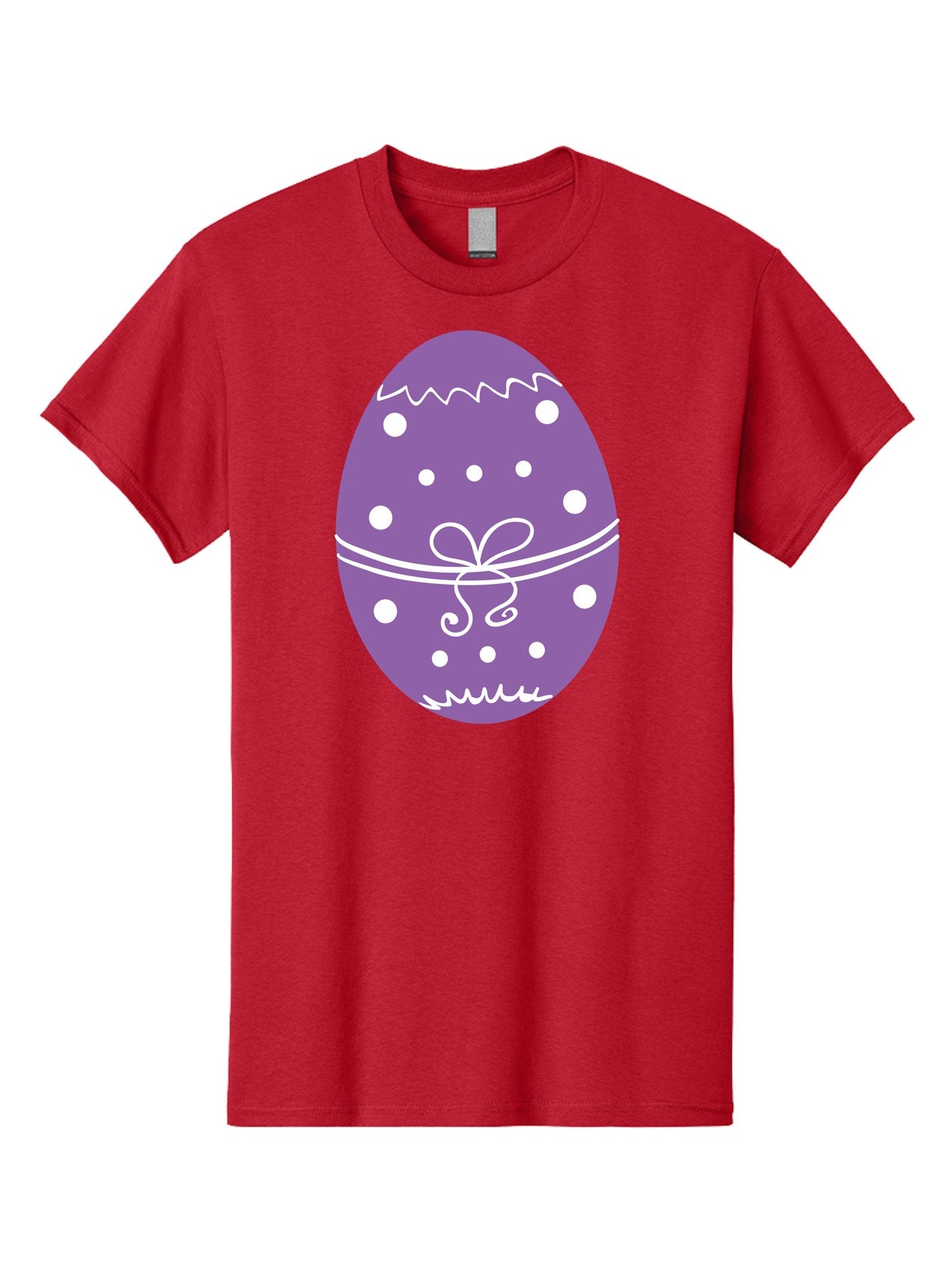 Purple-Easter-Egg Men'S Graphic Tee, 100% Cotton, Comfortable Casual Summer Wear, Machine Washable, Decorated Egg, Easter Egg, Purple Egg, Polka Dot Design, White Accents, Festive Pattern, Spring Decor, Holiday Theme, Egg Decoration Aad109 15